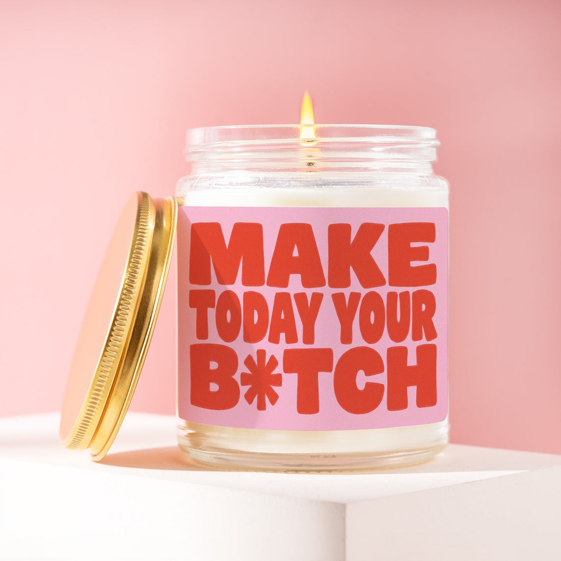 Cheer Up Candle, Thinking of You Gift, Make Today Your B*tch, Cheer Up Gift, Encouragement Gift, Good Luck Gift, Motivational Gift R176
