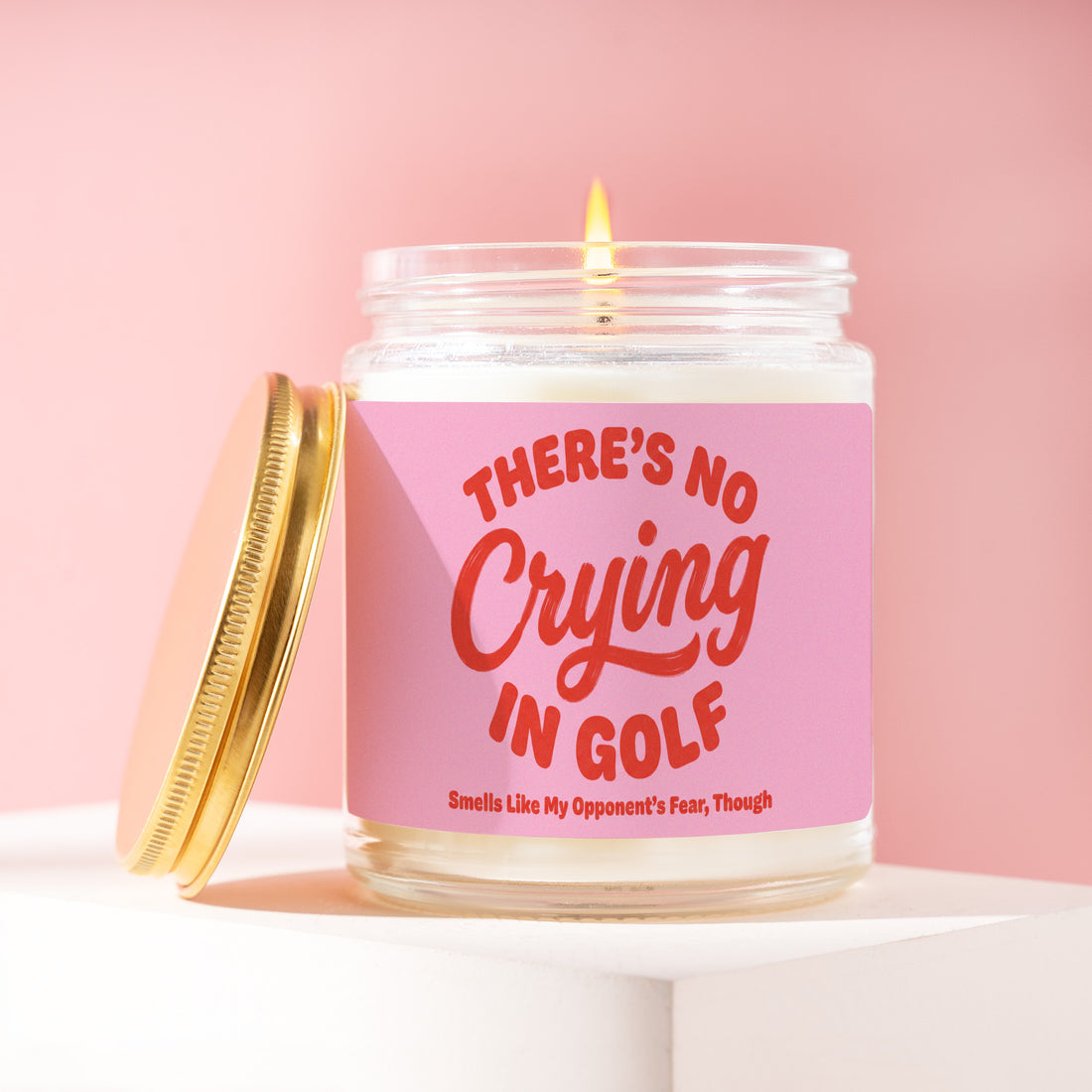 Funny Golf Candle, Golfer Gift for Her, Golf Gifts for Women, There's No Crying in Golf, Secret Santa, Birthday Gift R552