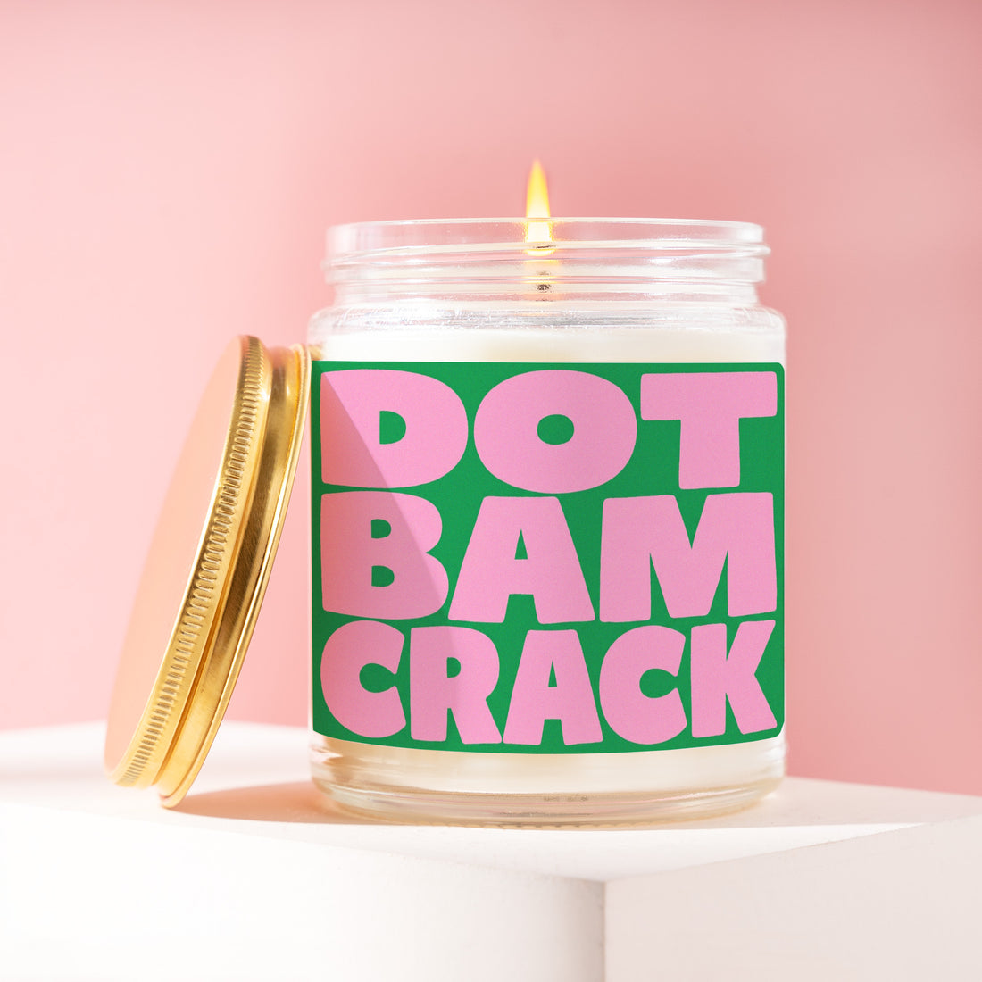 Dot Bam Crack Candle, Mahjong Gift for Her, Player Birthday Present for Mom, Bestie, Mahj Group Tile Humor Idea R083