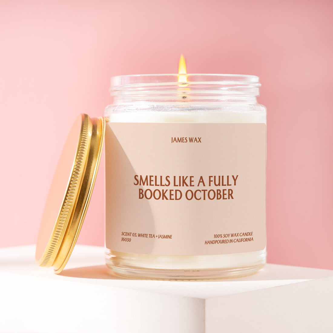 Halloween Candle, Gift for Her, Smells Like a Fully Booked October, Halloween Gift Basket, Autumn Gift Box, Halloween Care Package J6030