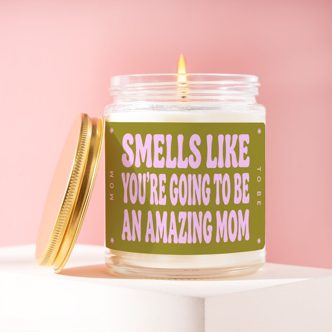 Pregnancy Gift for Her, You're Going to Be an Amazing Mom Candle, Expecting Mother Present, Baby Decor, First Time Mom Gift R464