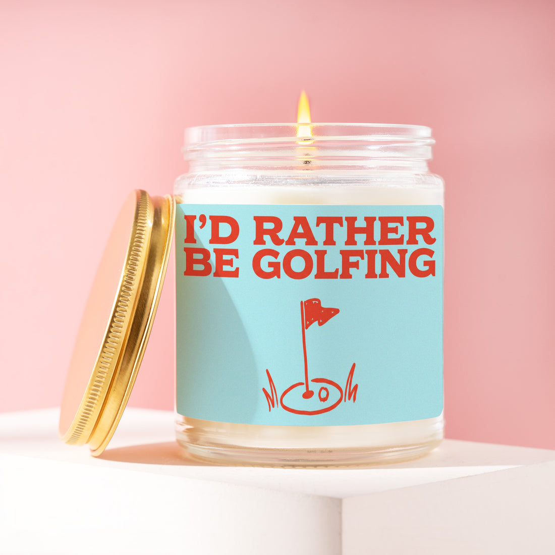 Golf Candle, Golf Gift, I'd Rather Be Golfing, Gift for Him, Golf Lover Gift, Thank You Gift, Appreciation Gift, Gift for Coworker R208