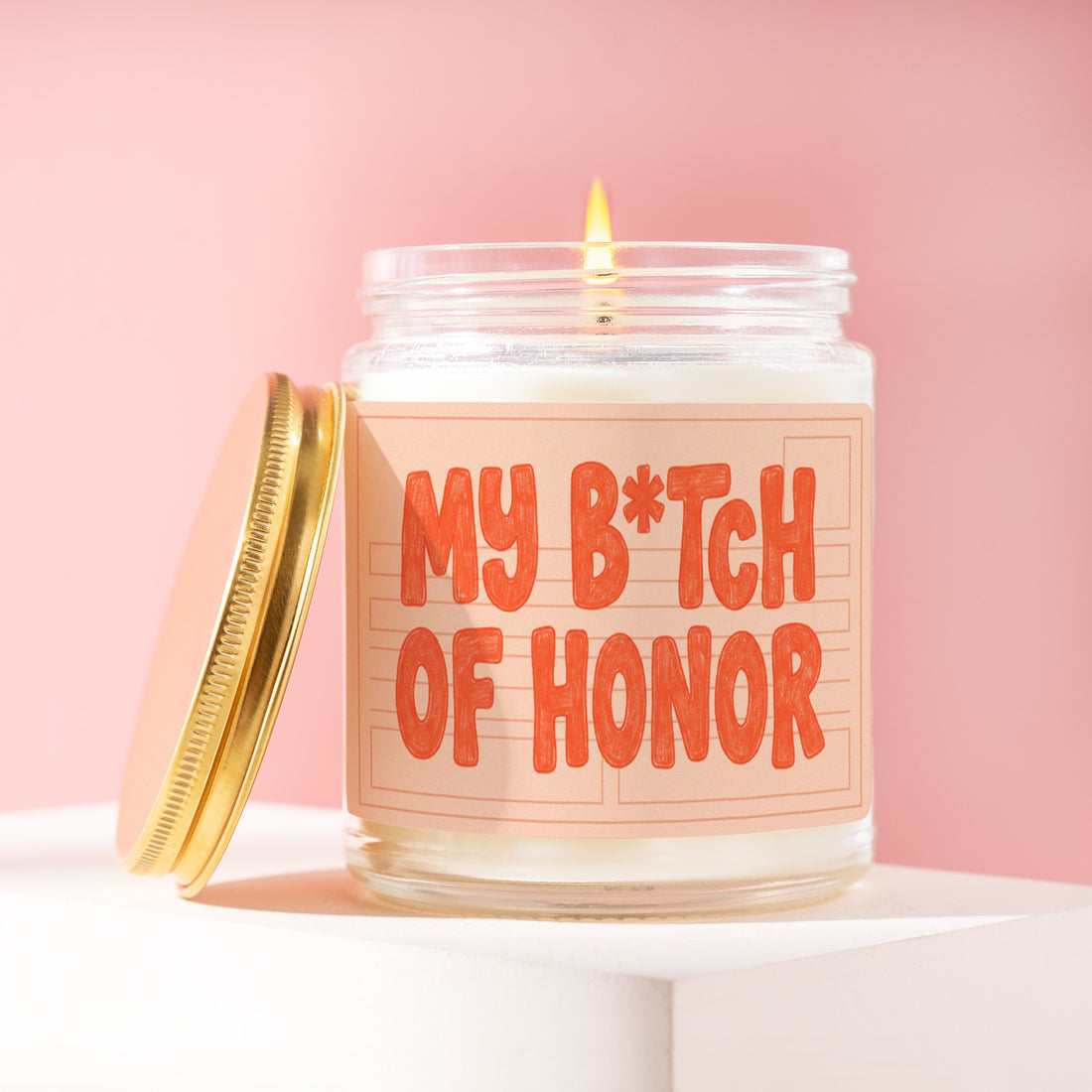 Bridal Shower Candle, Bride to Be Present, My B*tch Of Honor, Wedding Brunch Decor, Engaged Best Friend, Sister, Cousin, Bestie, Squad R331