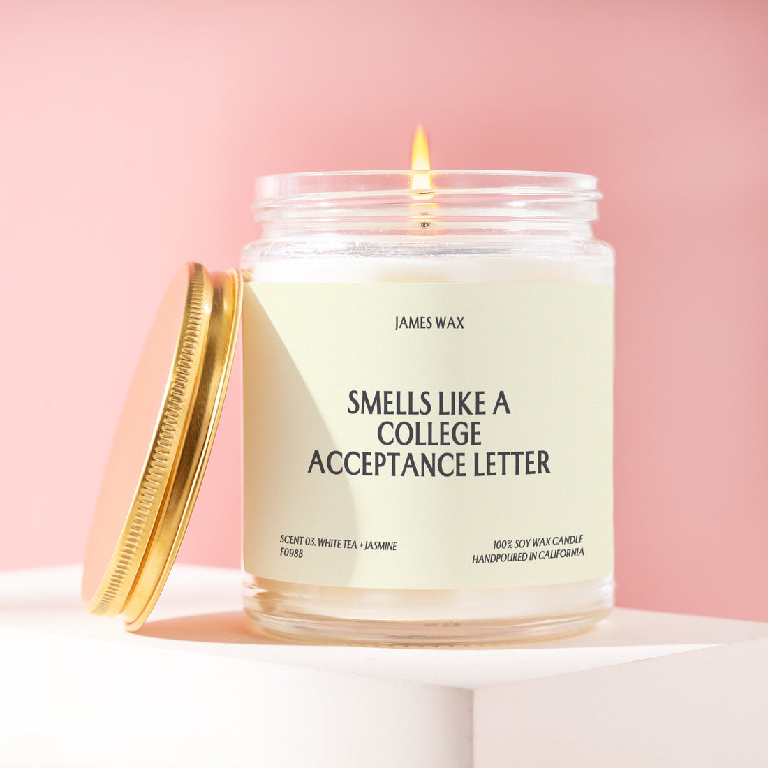 College Acceptance Candle, Smells Like A College Acceptance Letter, College Card, College Acceptance Gift, Gift For College Student F098B