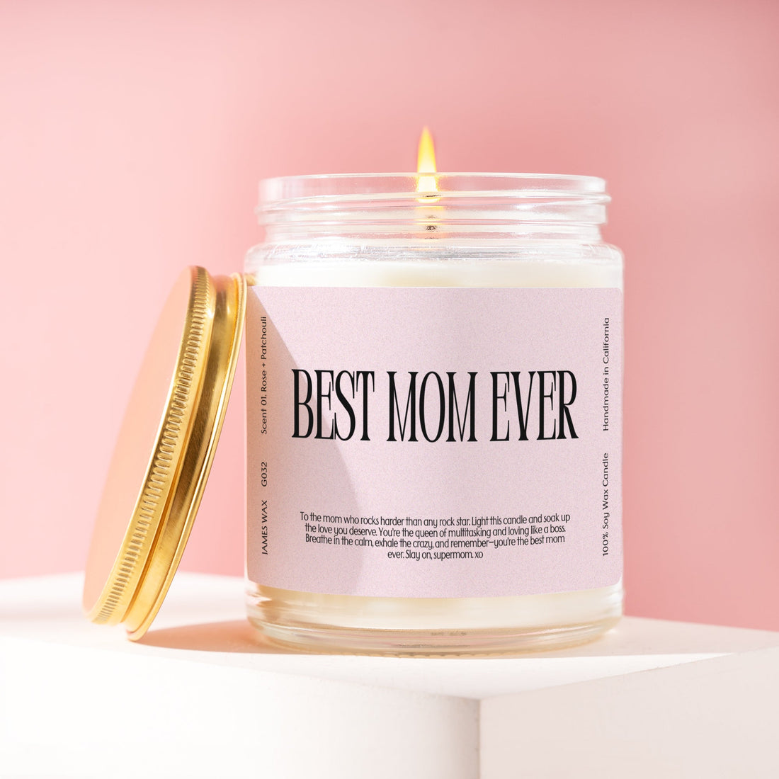 Mother’s Day Mom Best Mom Ever Candle Mother’s Day G032