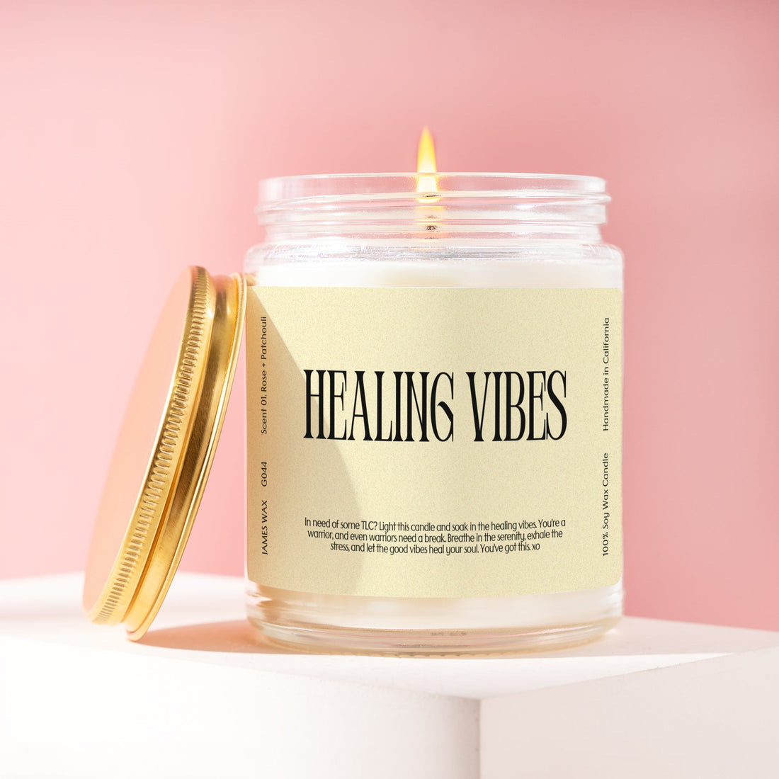Get Well Soon Recovery Healing Vibes Candle G044