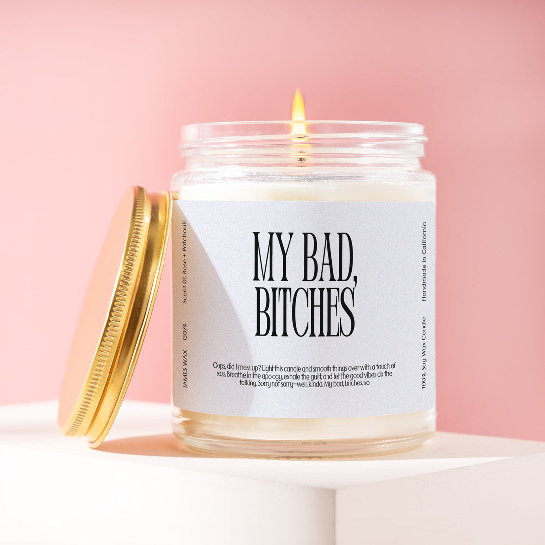 Apology Saying Sorry My Bad Bitches Candle Sorry Gift G074