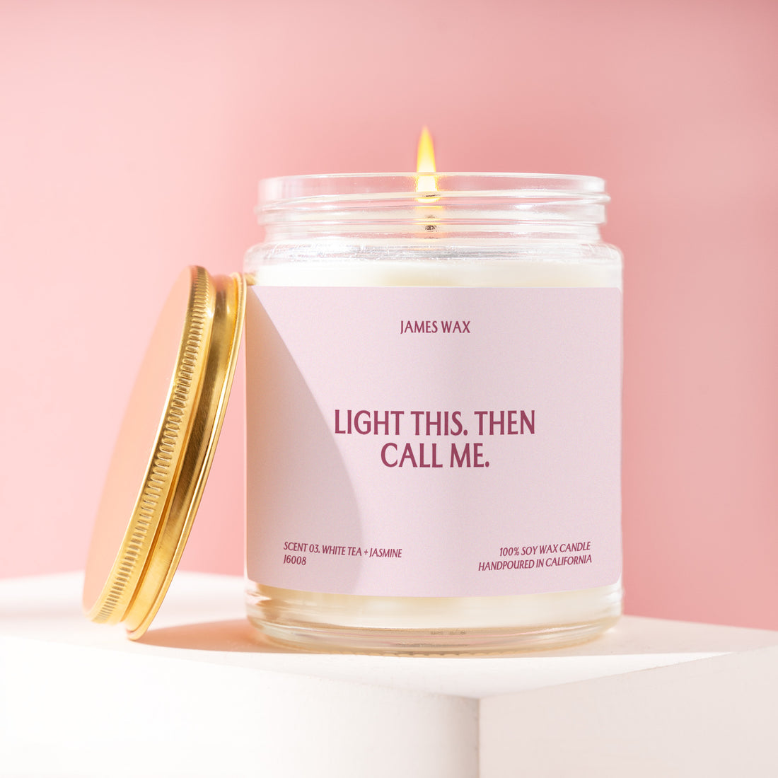 Best Friend Candle Light This Then Call Me BFF Thinking of You Gift for Long Distance Bestie Friendship Soul Sister Care Package Gift J6008