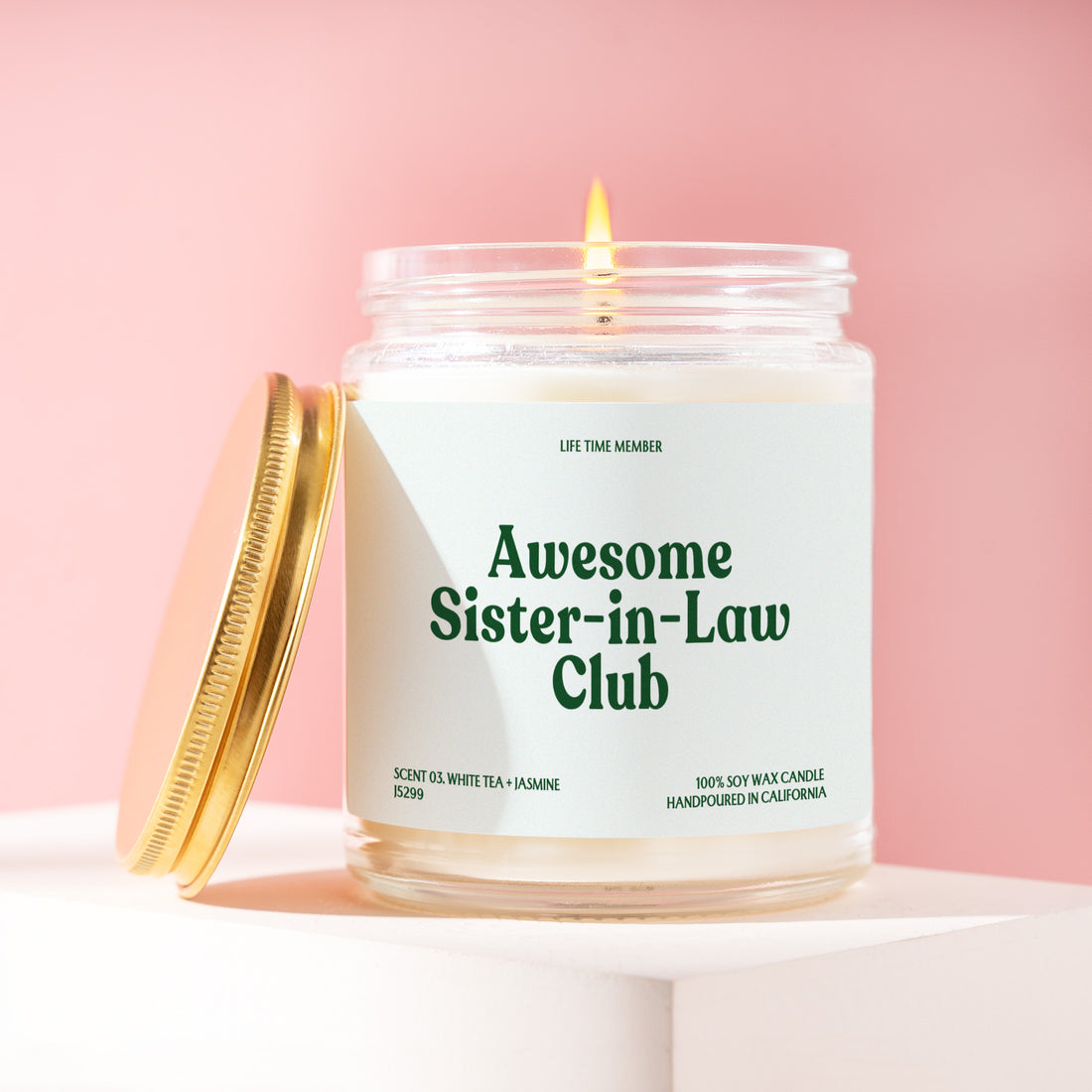 Sister In Law Candle, Awesome Sister in law Club, Sister In Law Card, Sister In Law Gift, Gift For Mother In Law, Gift For Sister J5299