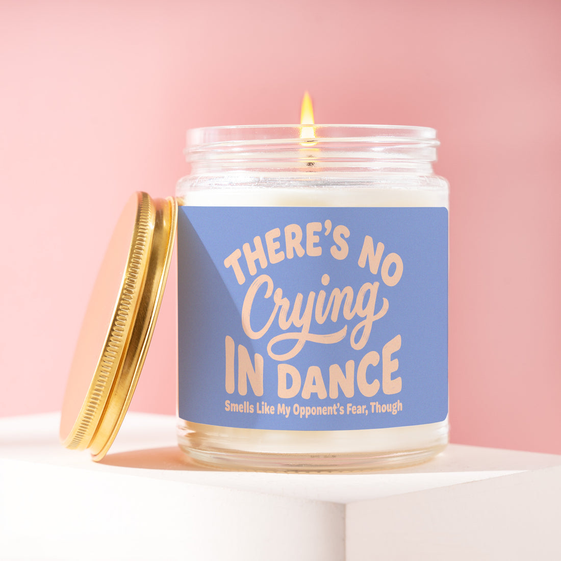 Funny Dance Candle, Dancer Gift for Her, Dance Gifts for Women, There's No Crying in Dance, Secret Santa, Team Gifts R549