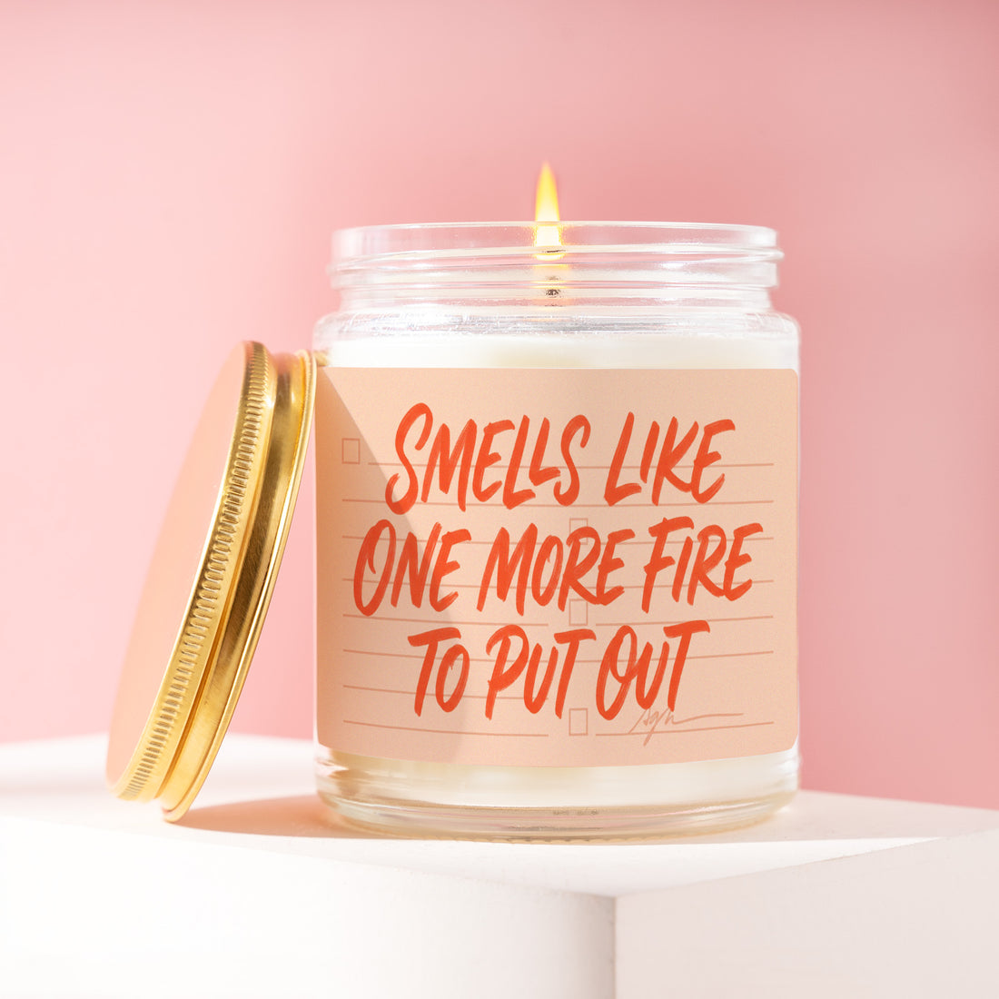 Boss Day Gift for Her, Smells Like One More Fire to Put Out Candle, Funny Manager Appreciation Present, Female Leader, Boss Lady Gift R393