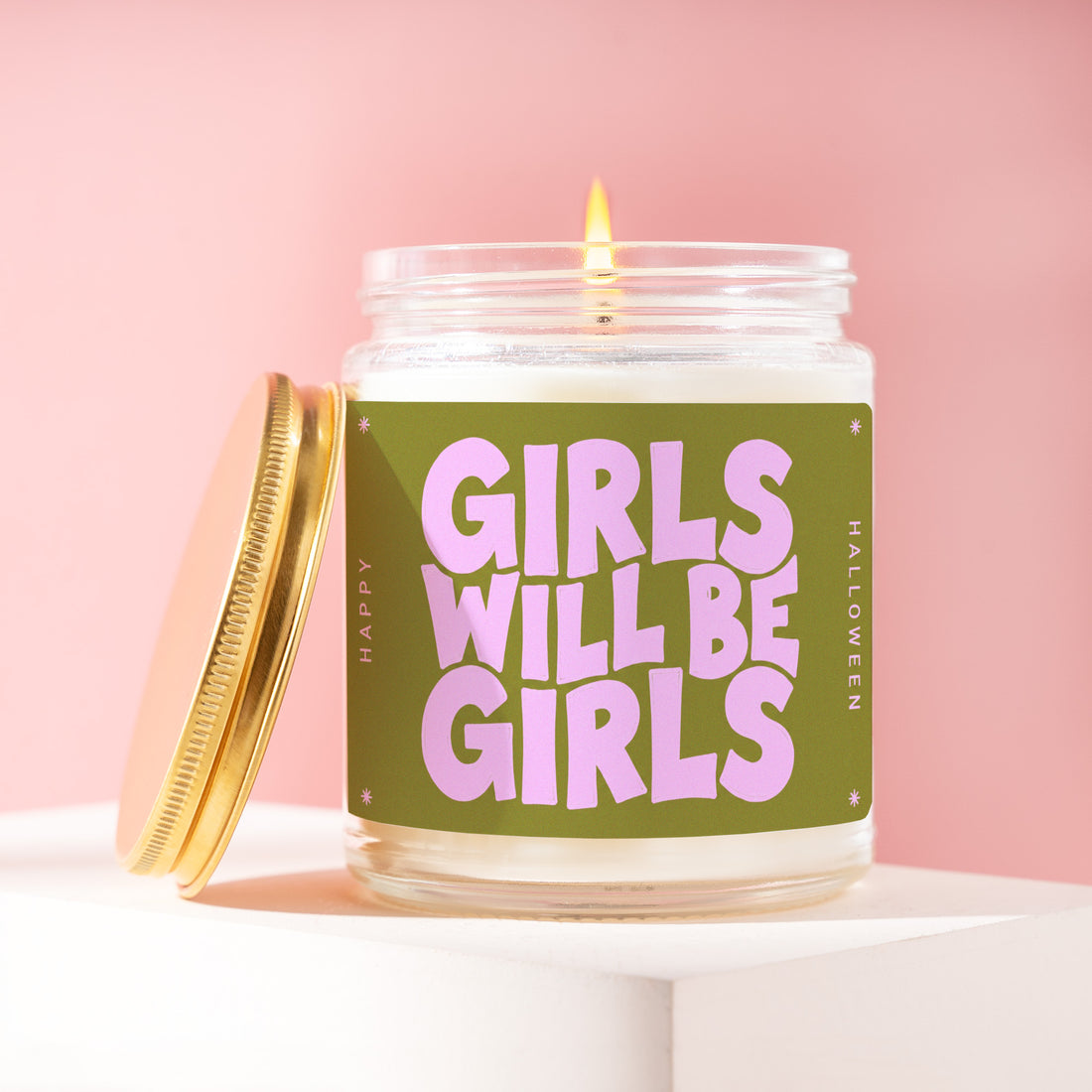 Halloween Gift for Ladies Night, Girls Will Be Girls Candle, Witchy Present for Her, Witch Party Gift, Hocus Pocus Fan Gift R480
