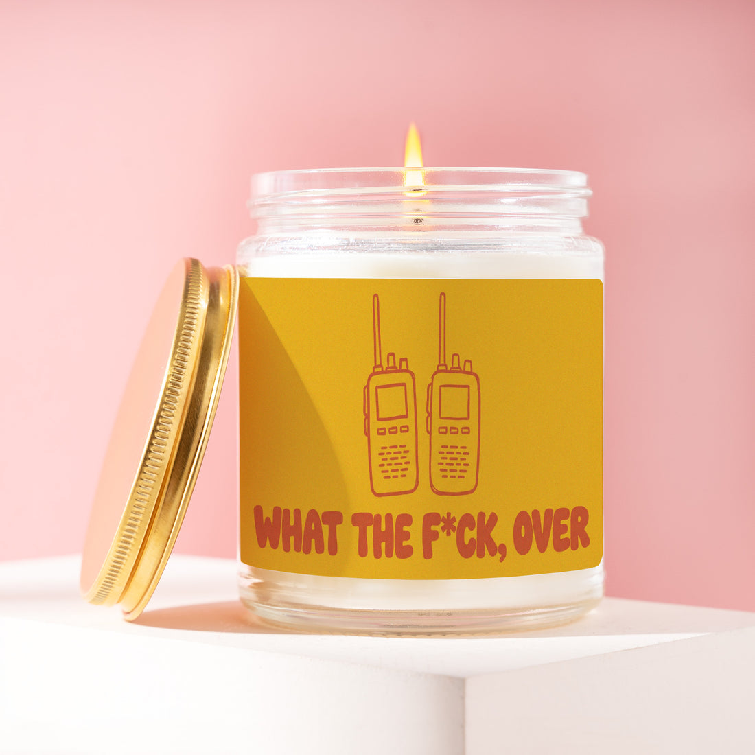 Veteran Candle, Gift for Her, What the F*ck, Over, Veteran Card, Gift for Him, Gift for Friend, Army Gift Idea, Funny Birthday Gift R244