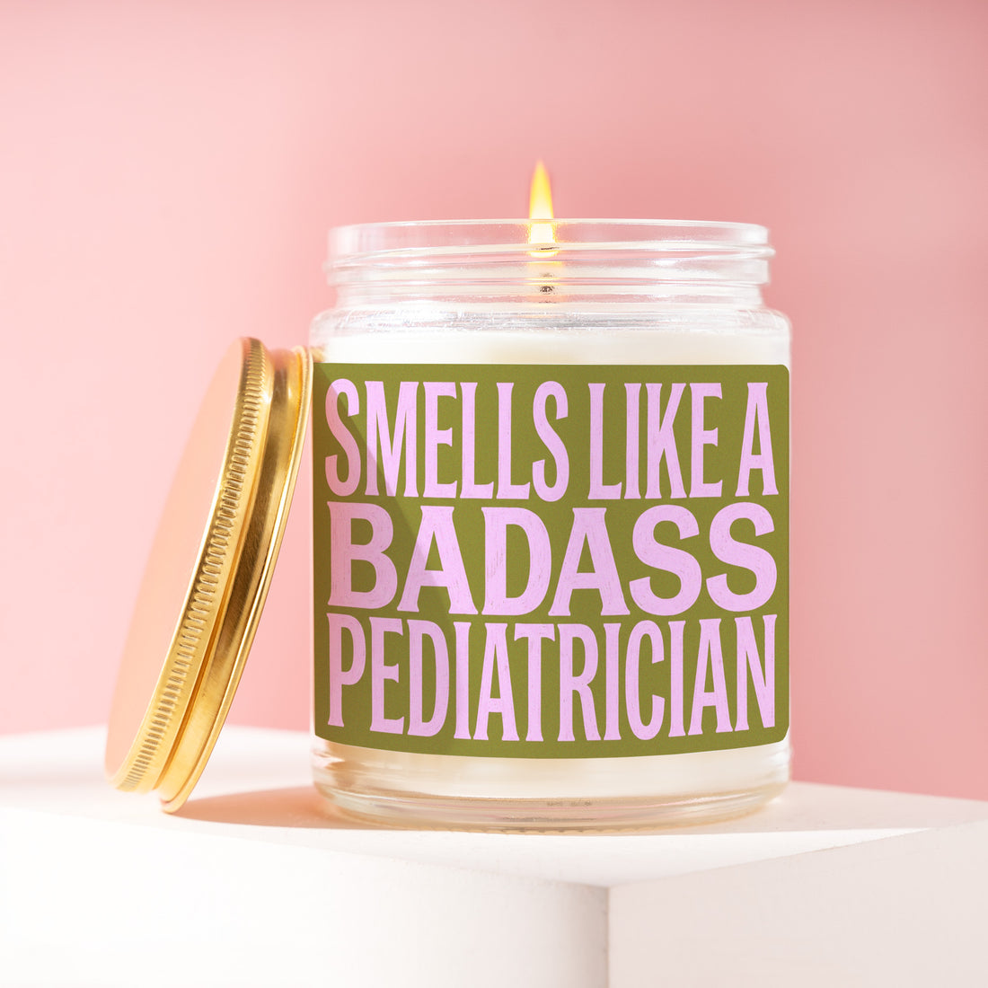 Match Day Candle, Pediatric Residency Gift, Smells Like A Badass Pediatrician, Peds Resident Graduation, Future Kids Doctor, Sister R283