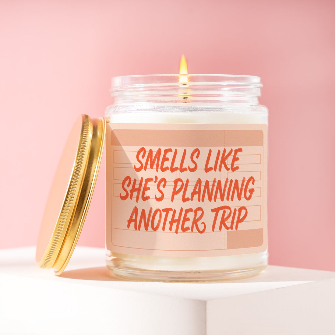 Funny Travel Candle, Smells Like She's Planning Another Trip, Bon Voyage Gift, Vacation Gift for Her, Girls Trip, Travel Agent Gift R371