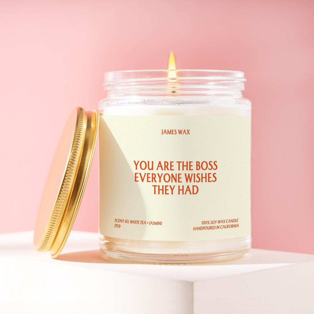 Boss Gift Appreciation Candle Best Boss Ever Christmas Gift Boss’s Day Gift Funny Appreciation Candle for Him Her J159