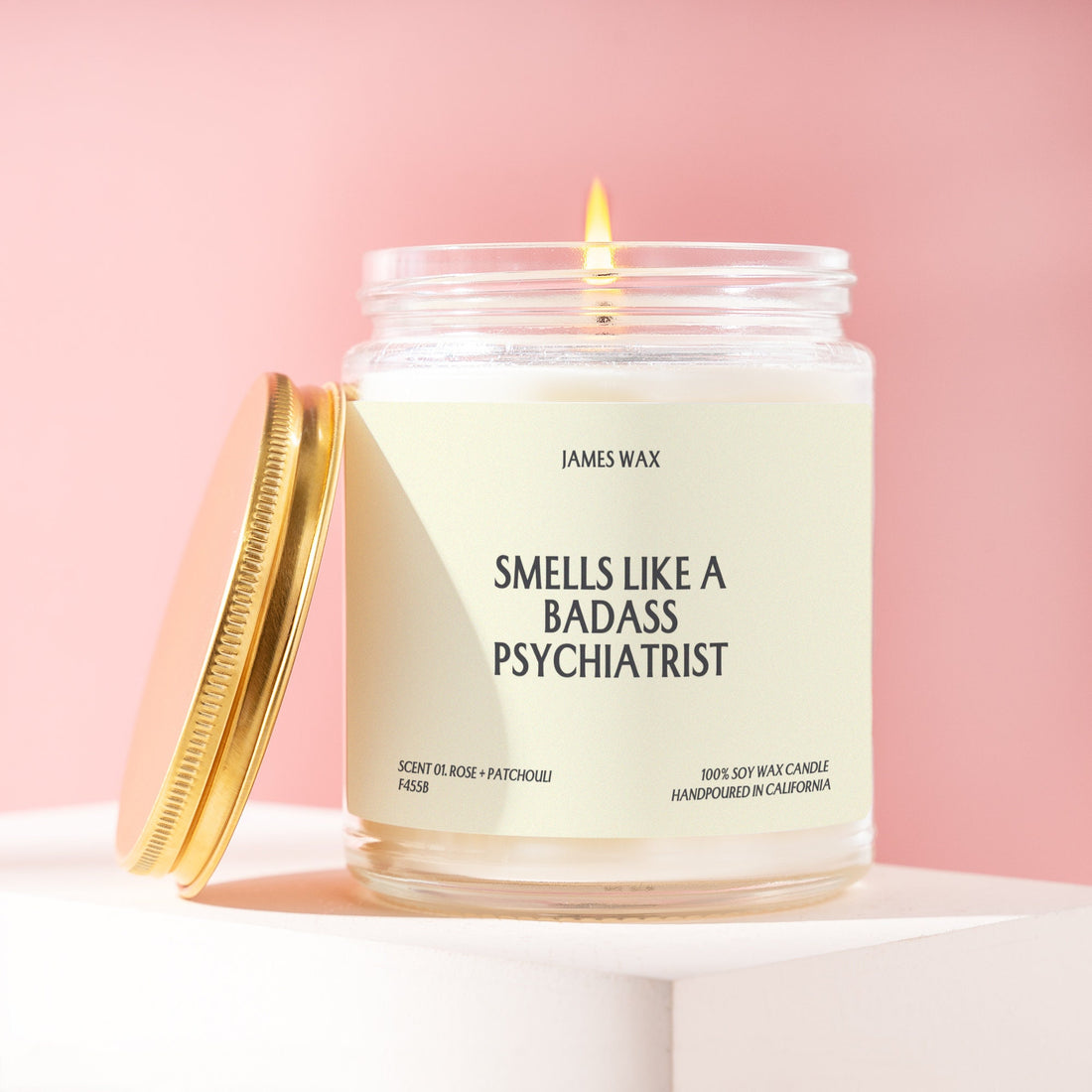 Psychiatrist Gift Smells Like A Badass Psychiatrist Candle For Psychiatry Fellows For Mental Health Pros F455B
