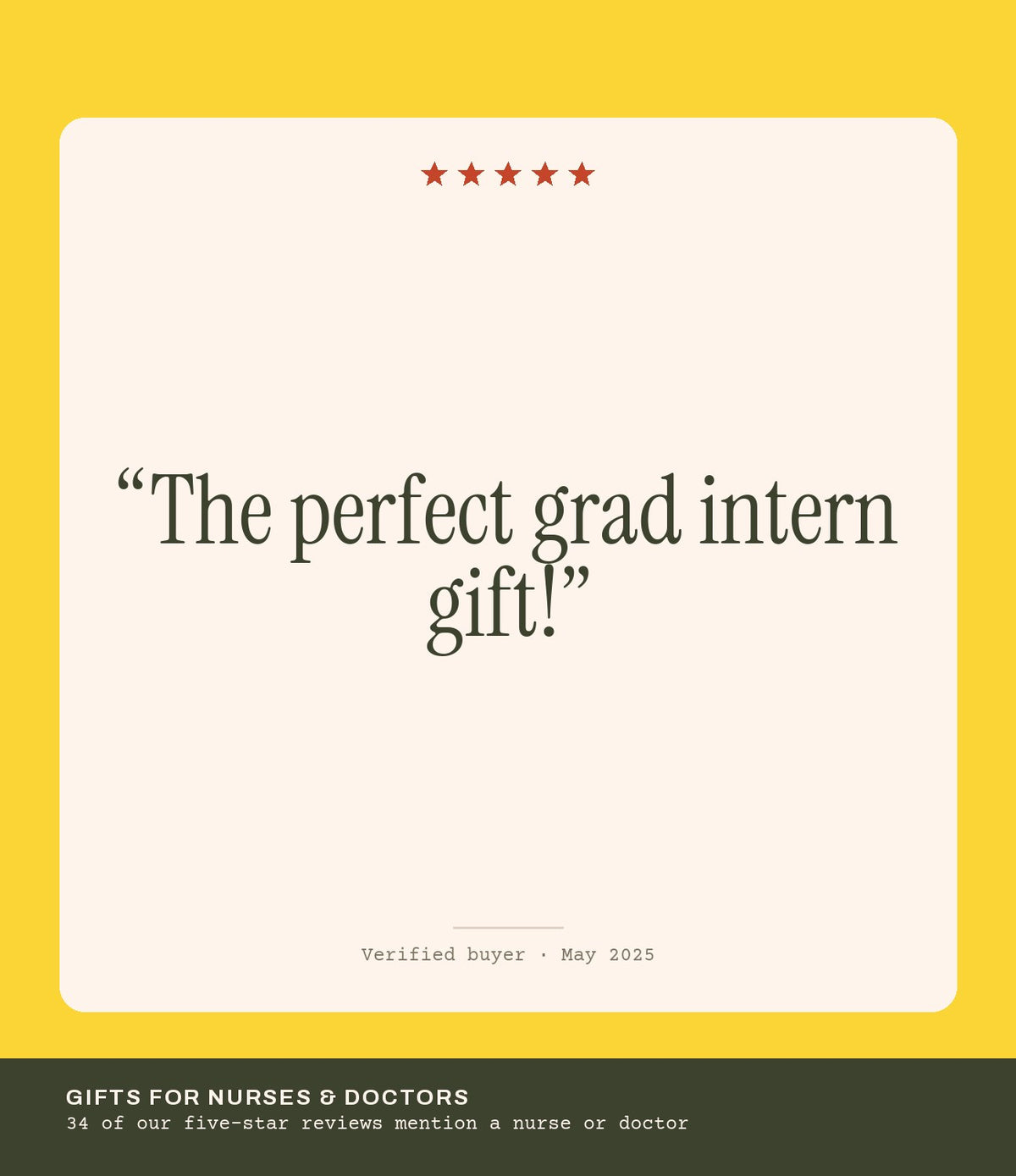 Verified buyer review: The perfect grad intern gift!