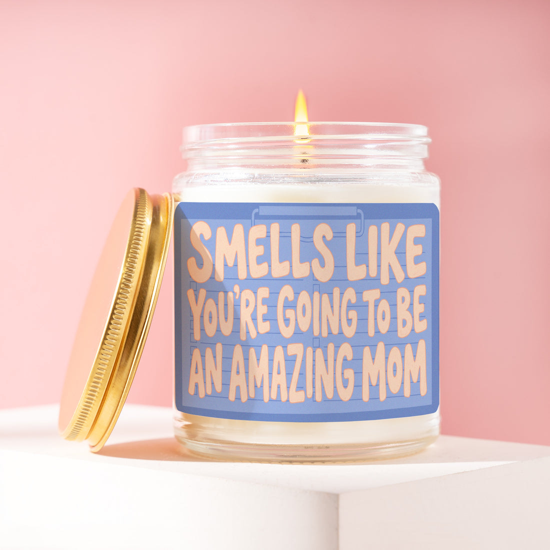 New Mother Gift, Smells Like You're Going to Be an Amazing Mom Candle, Baby Shower Present, Nursery Decor, First Time Mom Gift R463