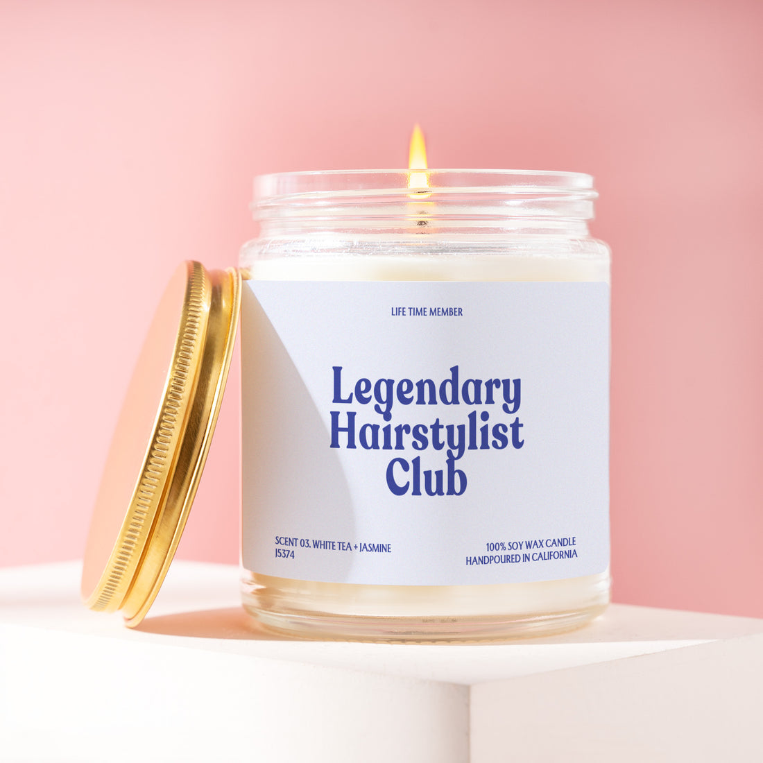 Hairstylist Gift Hair Stylist Candle Salon Professional Beautician Hair Dresser Beauty Professional Thank You End Of Year Birthday J5374