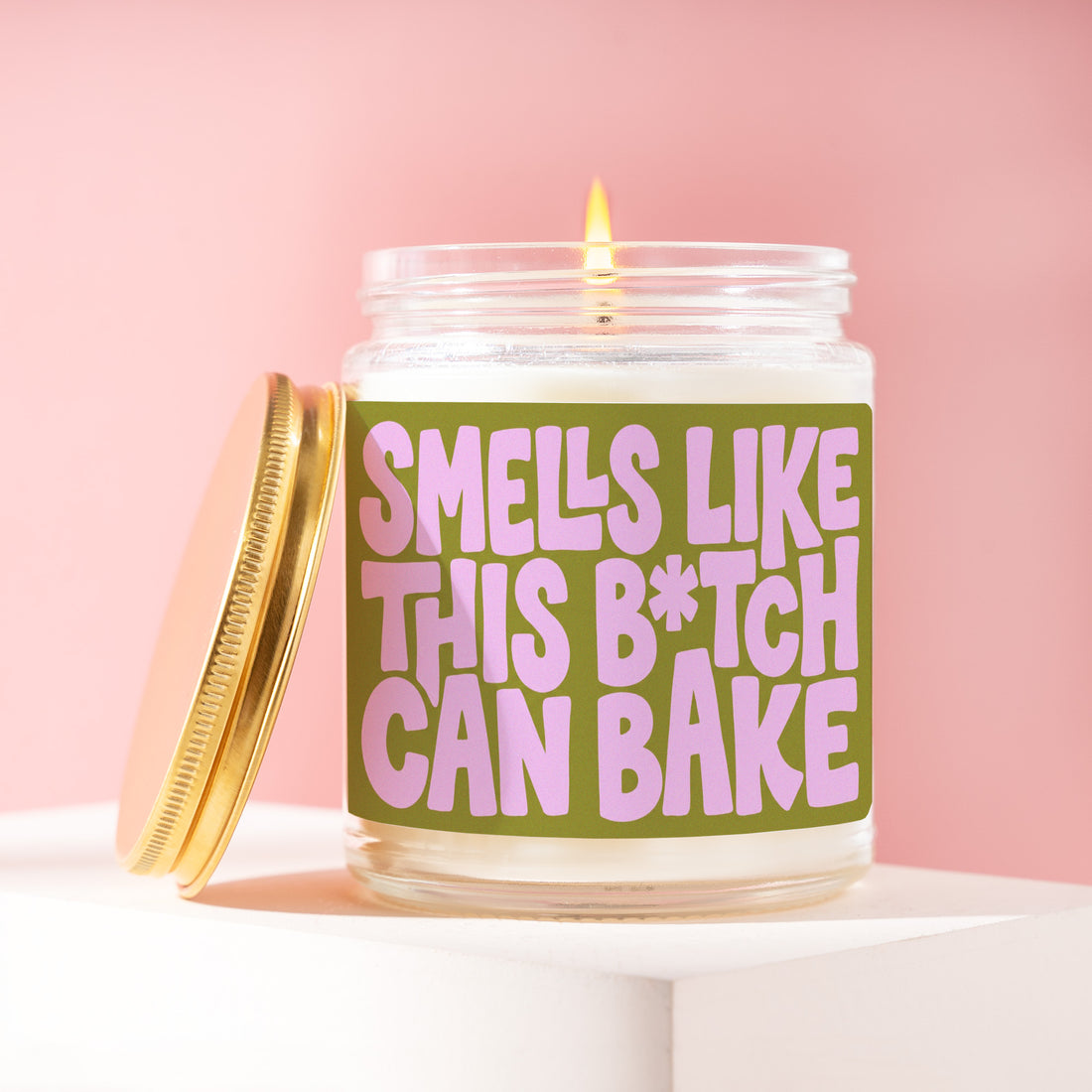 Baker Candle, Baking Gift for Her, Baker Gifts for Women, Smells Like This B*tch Can Bake, Pastry Chef Gift, Cake Decorator R581