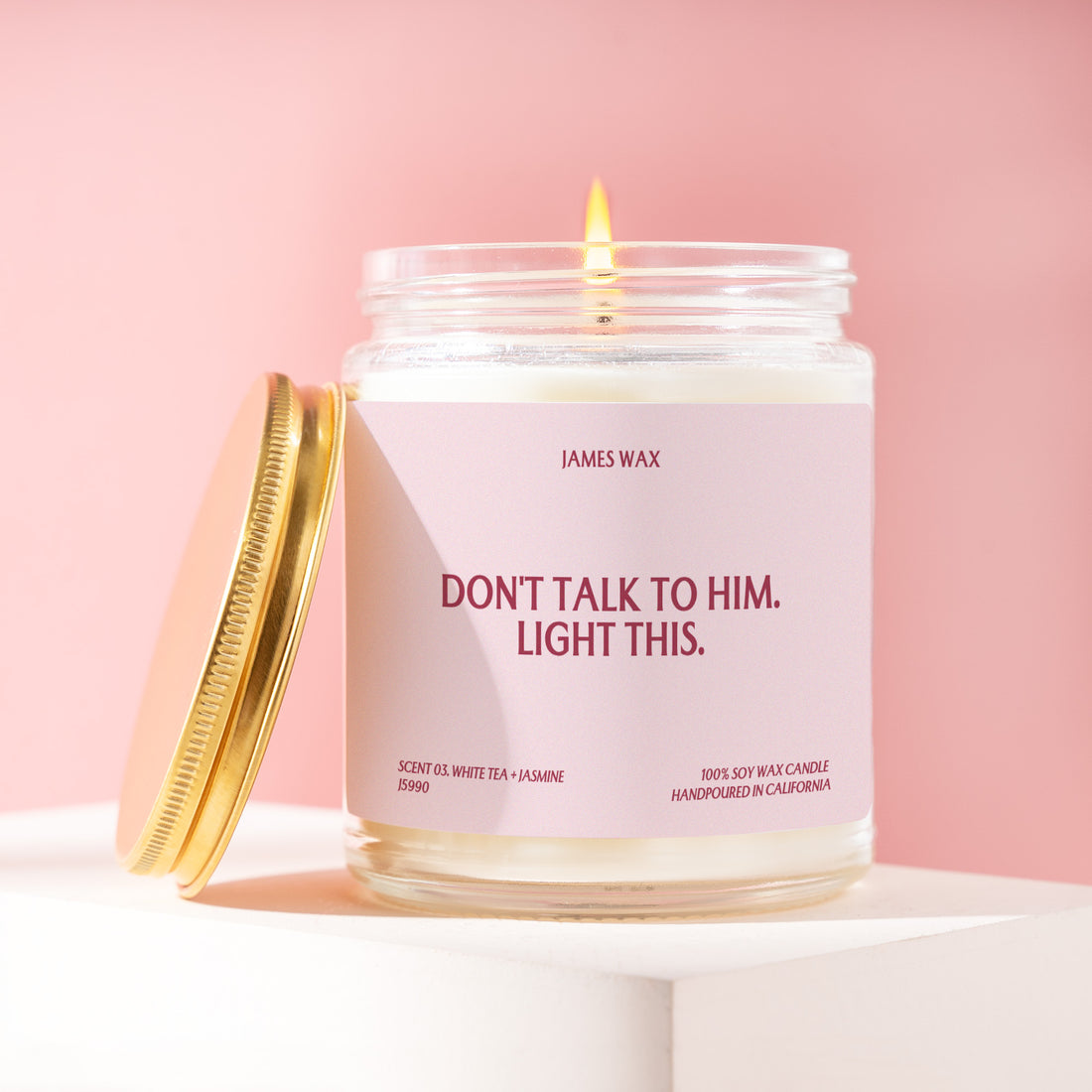 Breakup Candle Dont Talk to Him Light This Bestie Breakup Gift for Newly Single Best Friend Girl Code Self Love Divorce Party Gift Box J5990