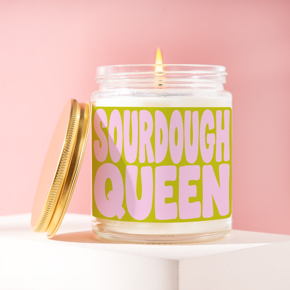 Personalized Baker Candle, Gift for Her, Sourdough Queen, Baker Card, Gift for Him, Gift for Friend, Baker Gift Idea, Baking Gift Idea R224
