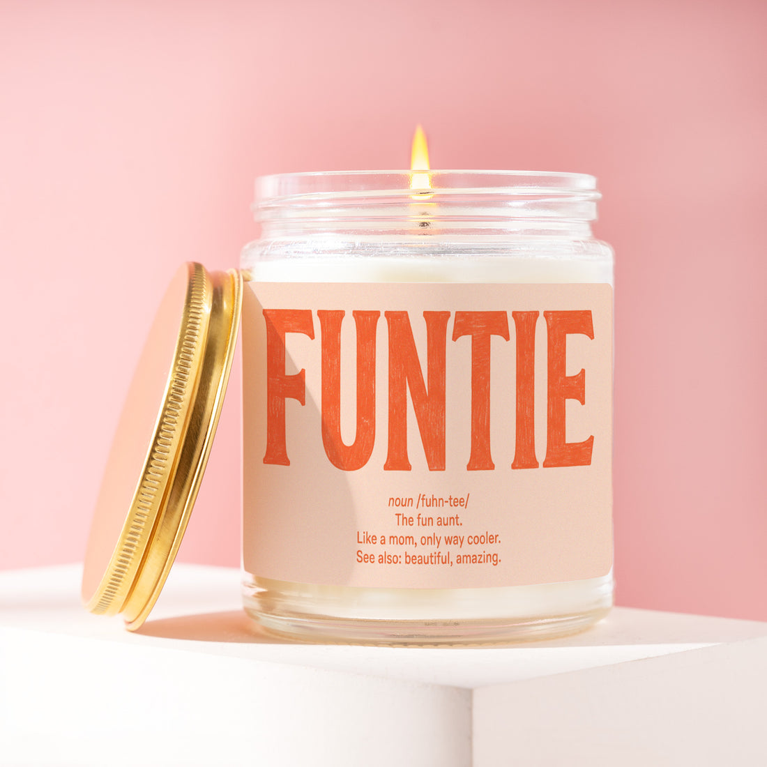 Promoted to Aunt Gift, Funtie Candle, Pregnancy Announcement for Sister, New Auntie Present, Baby Reveal, Future Aunt Gift R438