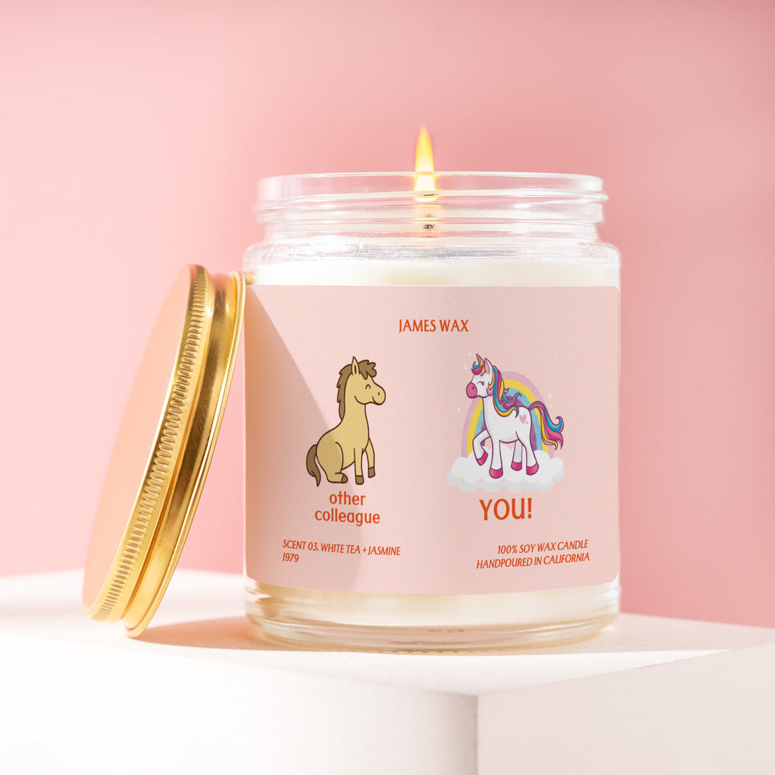 Farewell Candle, Gift for Her, Farewell Card, Gift for Friend, Colleague Candle, Coworker Candle, Coworker Humor, Coworker Present J979
