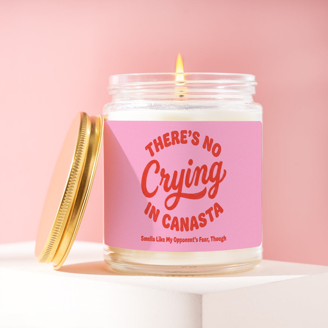 Funny Canasta Candle, Canasta Player Gift for Her, Canasta Gifts for Women, There's No Crying in Canasta, Secret Santa, Game Night R558