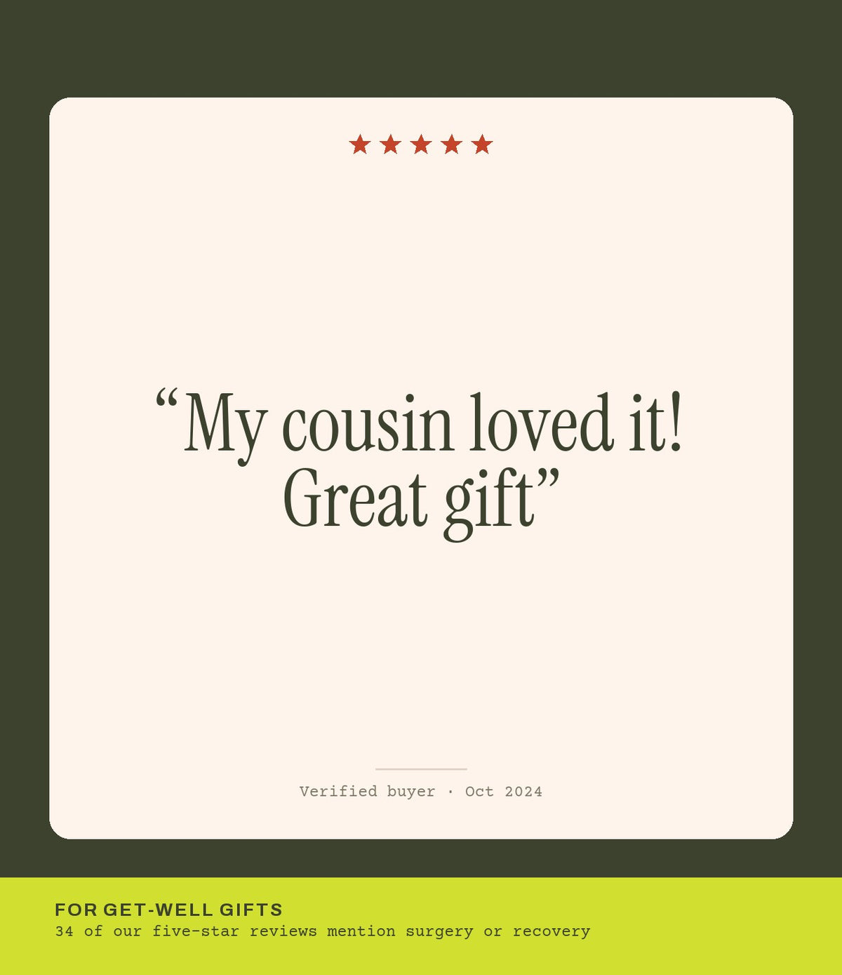 Verified buyer review: My cousin loved it! Great gift