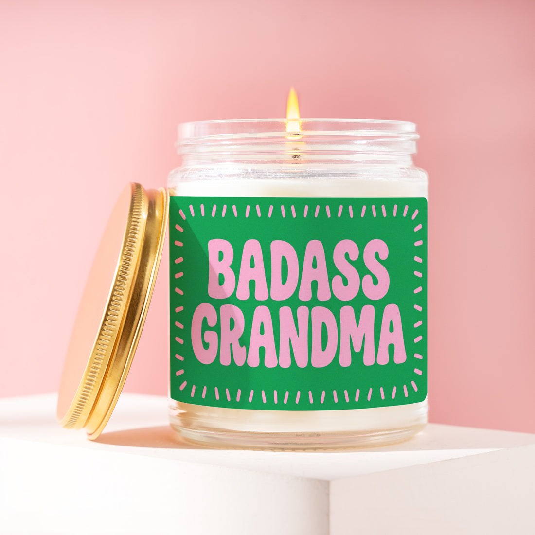 Grandma Candle, Grandma Gift, Badass Grandma, Gift for Her, Nana Gift, Gift for Grandma, Thank You Gift, Funny Candle, Unique Gift Idea R038