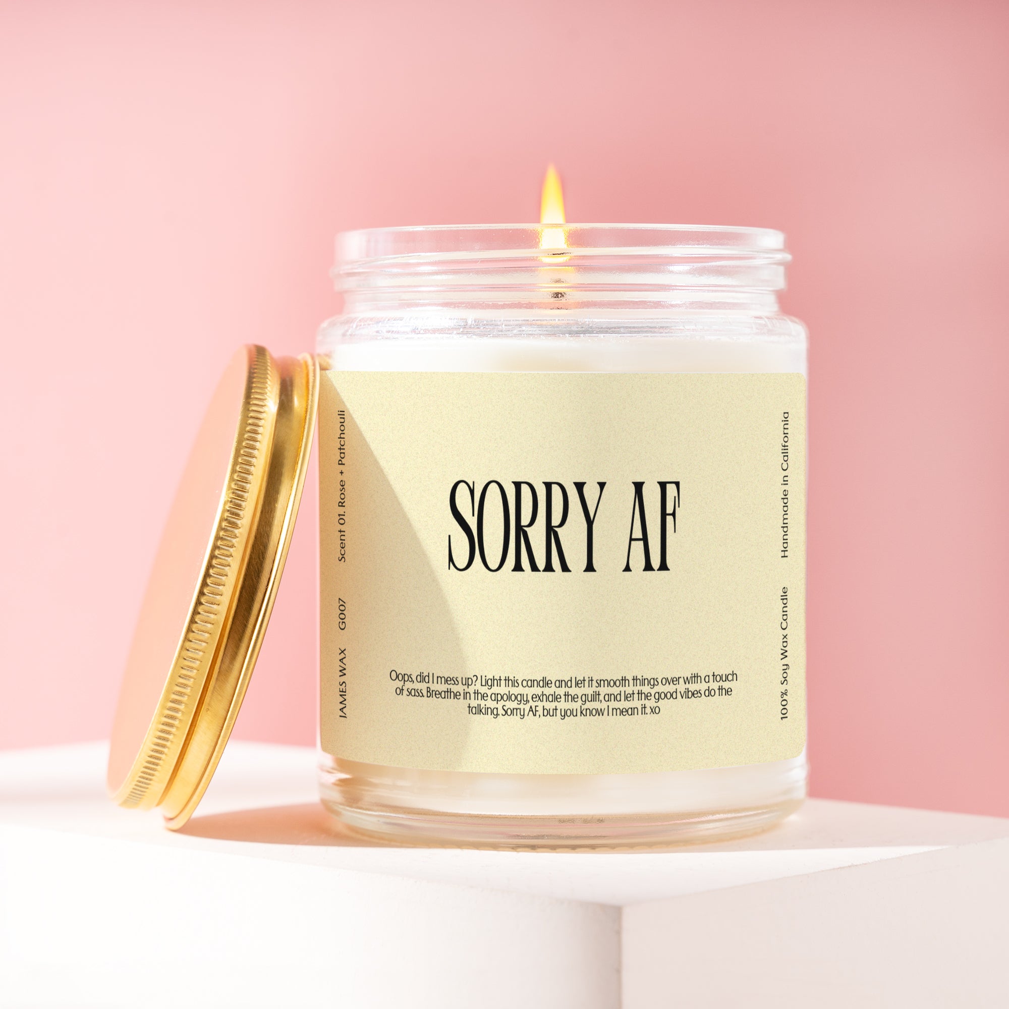 XN Apology Gift Funny Candle For Saying Sorry Sorry AF Candle Sorry Gift For Her G007