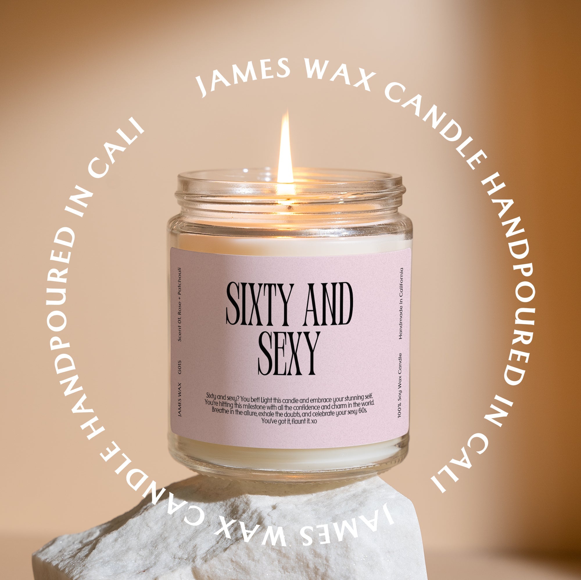 XN 60th Birthday Gift Funny Candle For 60th Birthday Sixty and Sexy Candle Birthday Gift For Her G015