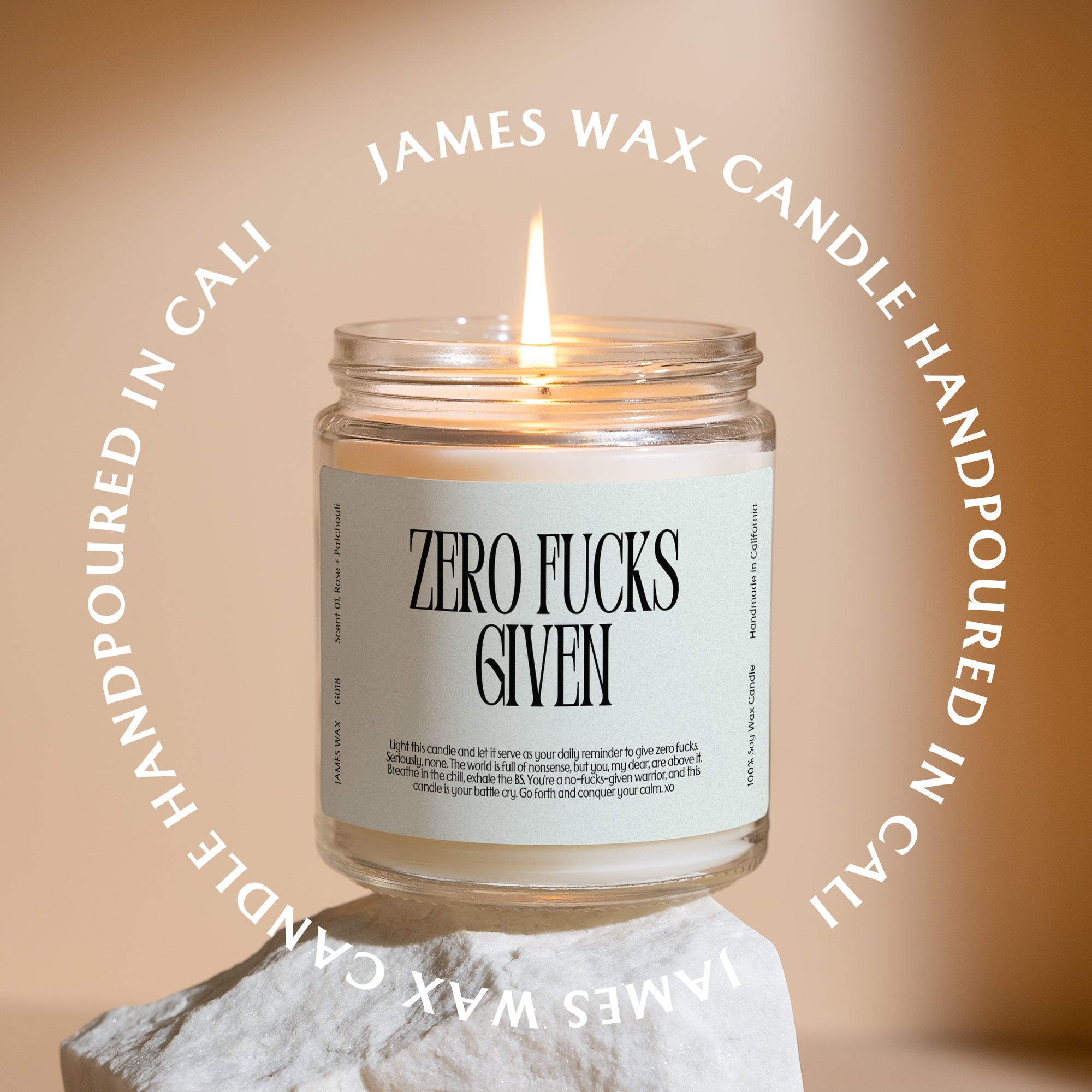 XN Relaxation Gift Funny Candle For Saying Zero Fucks Given Zero Fucks Given Candle Gift For Her G018