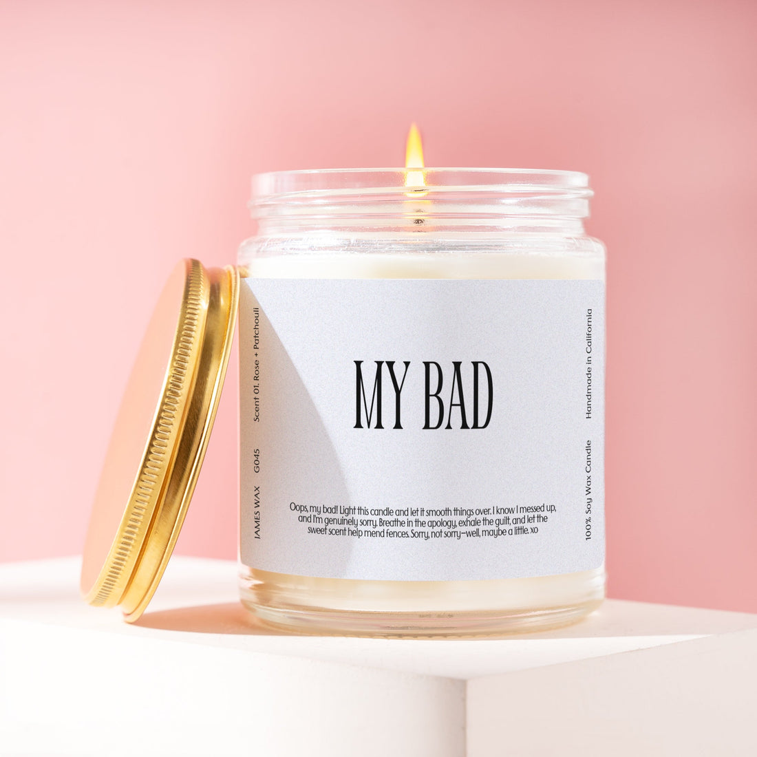 Apology Saying Sorry My Bad Candle Sorry Gift G045