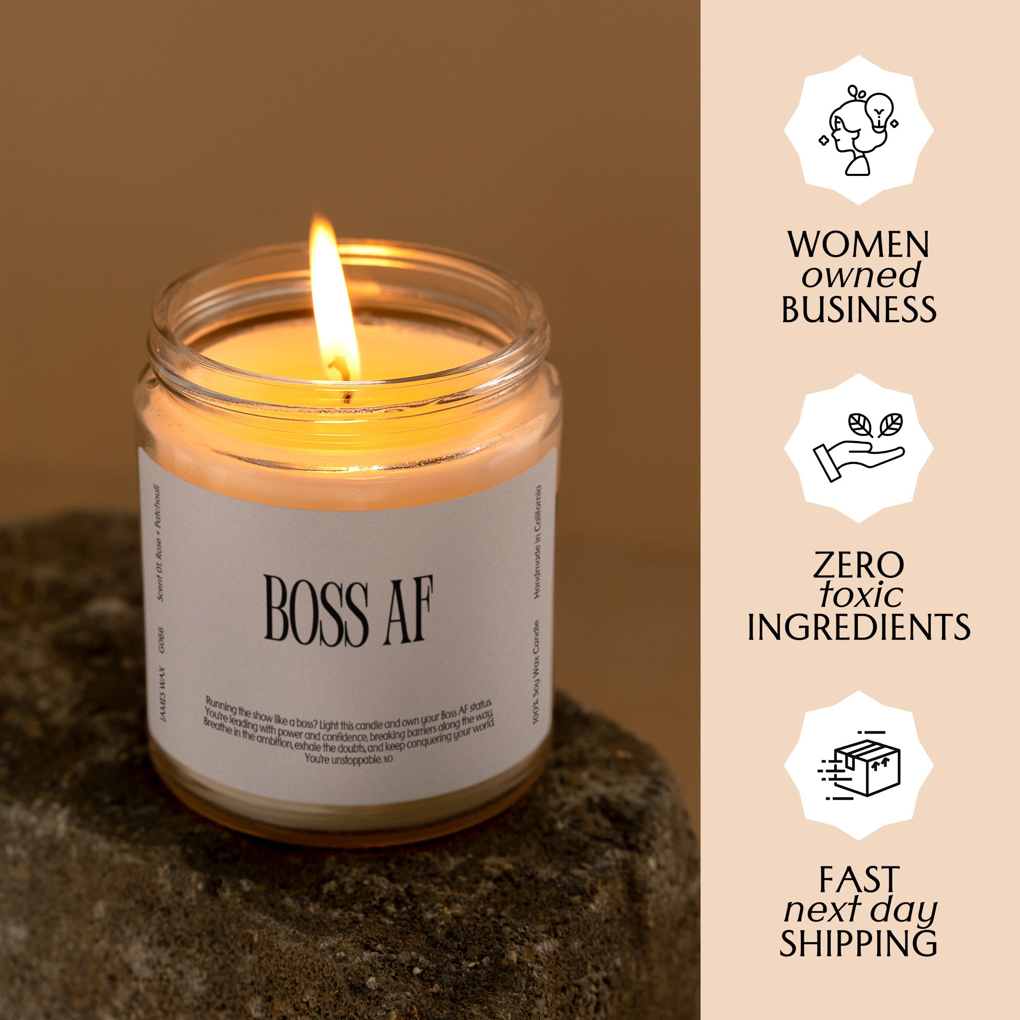 XN Boss Gift Funny Candle For Career Women Boss AF Candle Gift For Coworker Colleague Office Gift For Her  G066