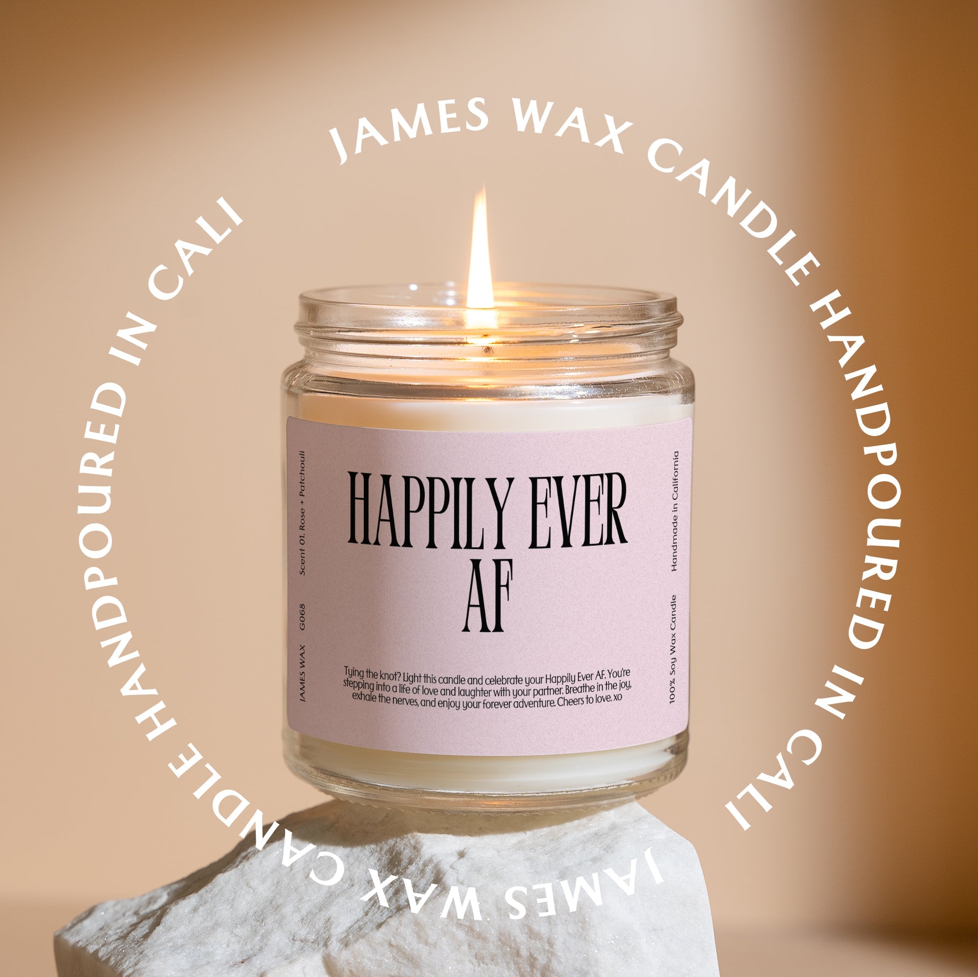 XN Wedding Gift Funny Candle For Newlyweds Happily Ever AF Candle Gift For Her G068