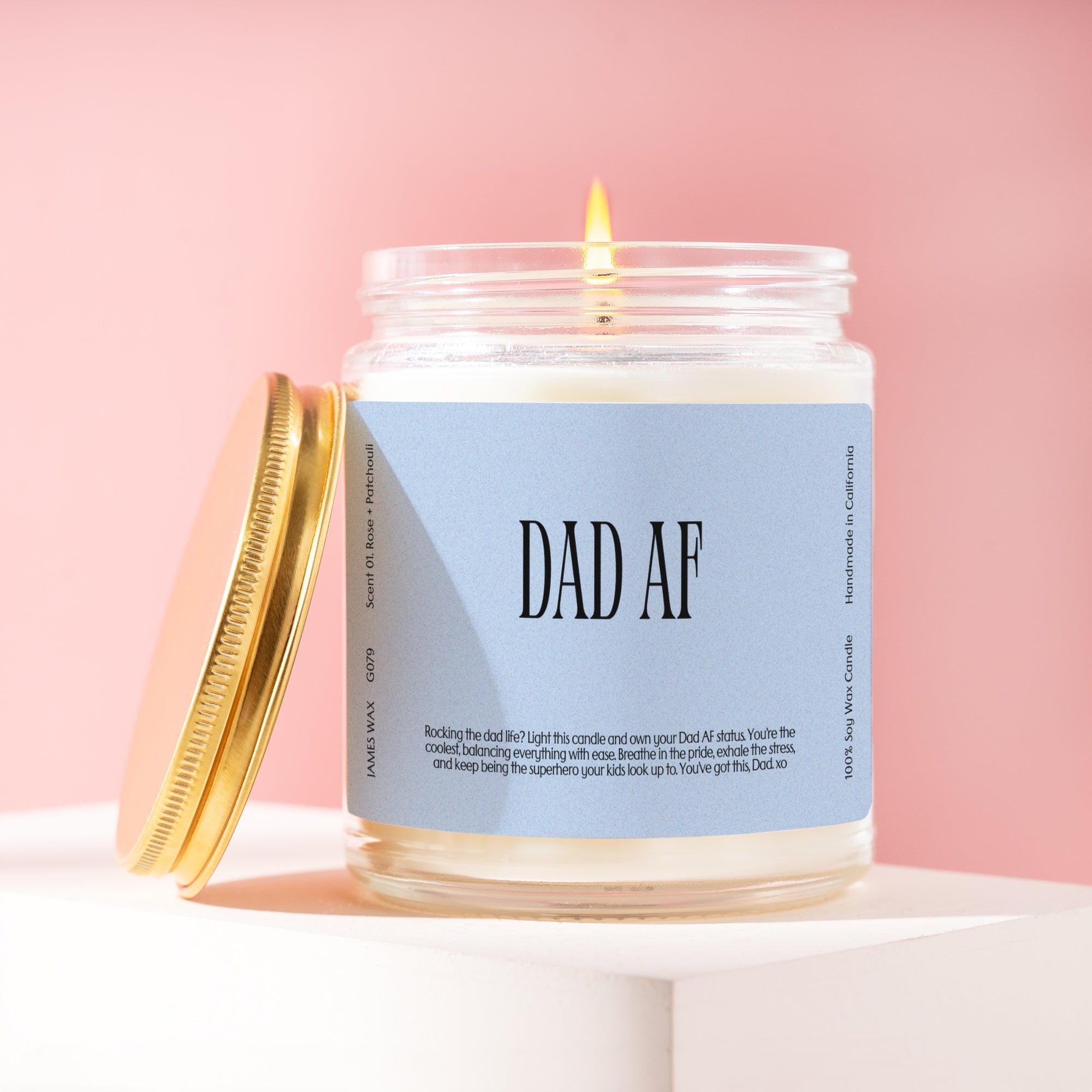 XN Father's Day Gift Funny Candle For Dads Dad AF Candle Gift For Him Husband Dad Boyfriend G079