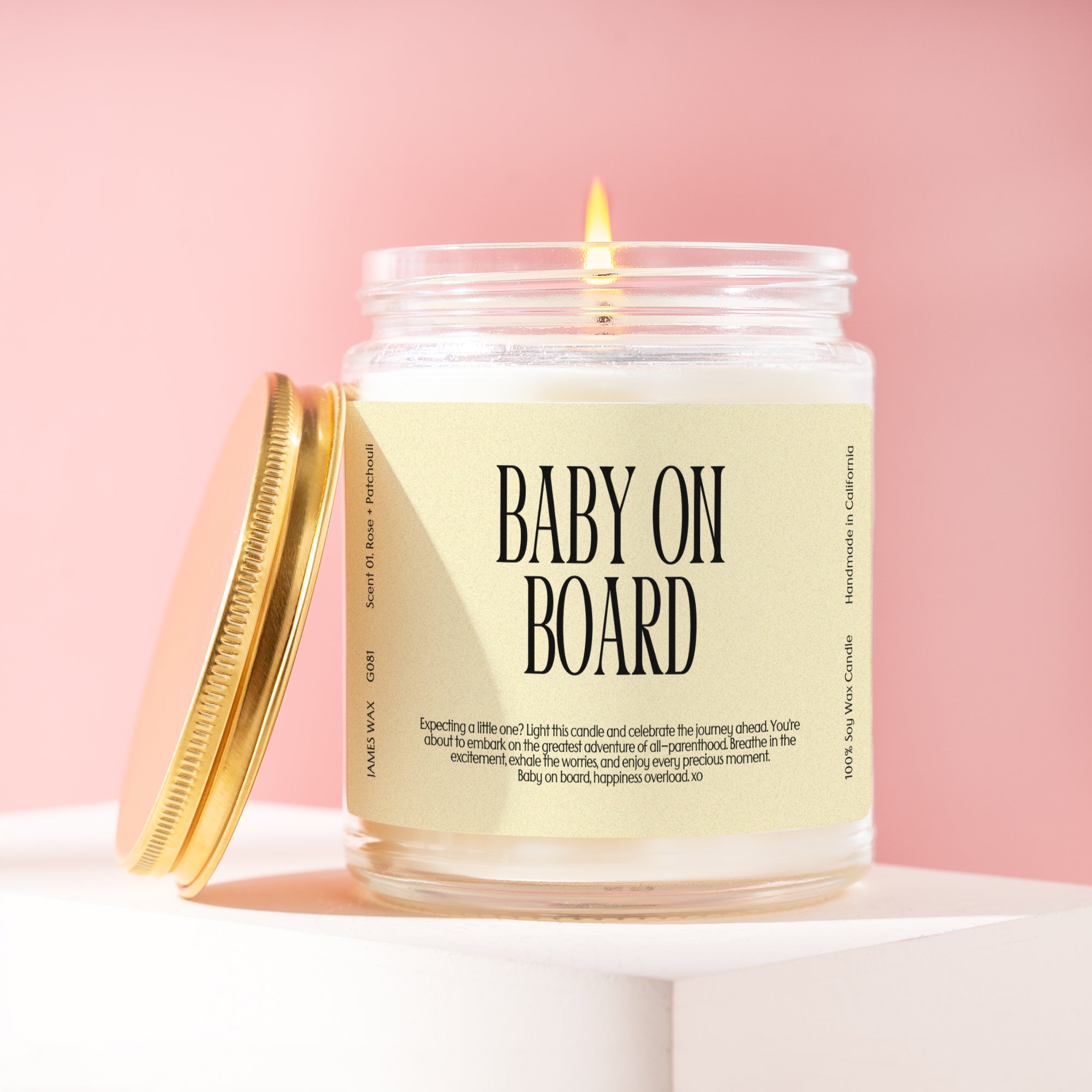 XN Baby Shower Gift Funny Candle For Parents Baby On Board Candle Gift For Expecting Pregnancy Gift Baby Shower G081