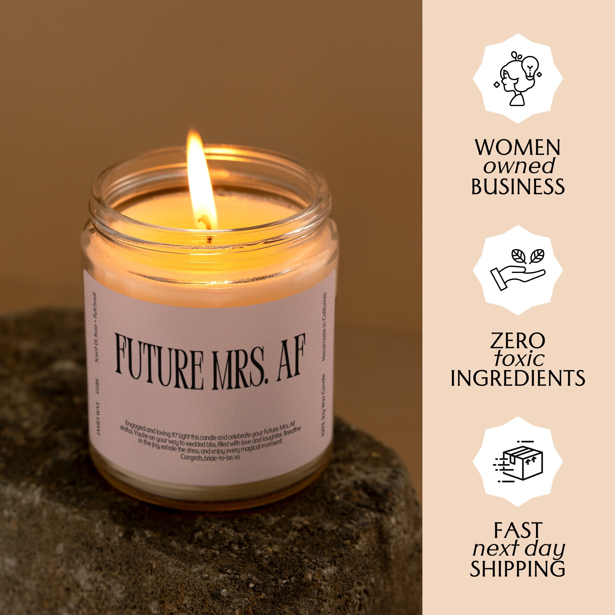 XN Engagement Wedding Gift Funny Candle For Brides Future Mrs. AF Candle Wedding Gift For Her G086