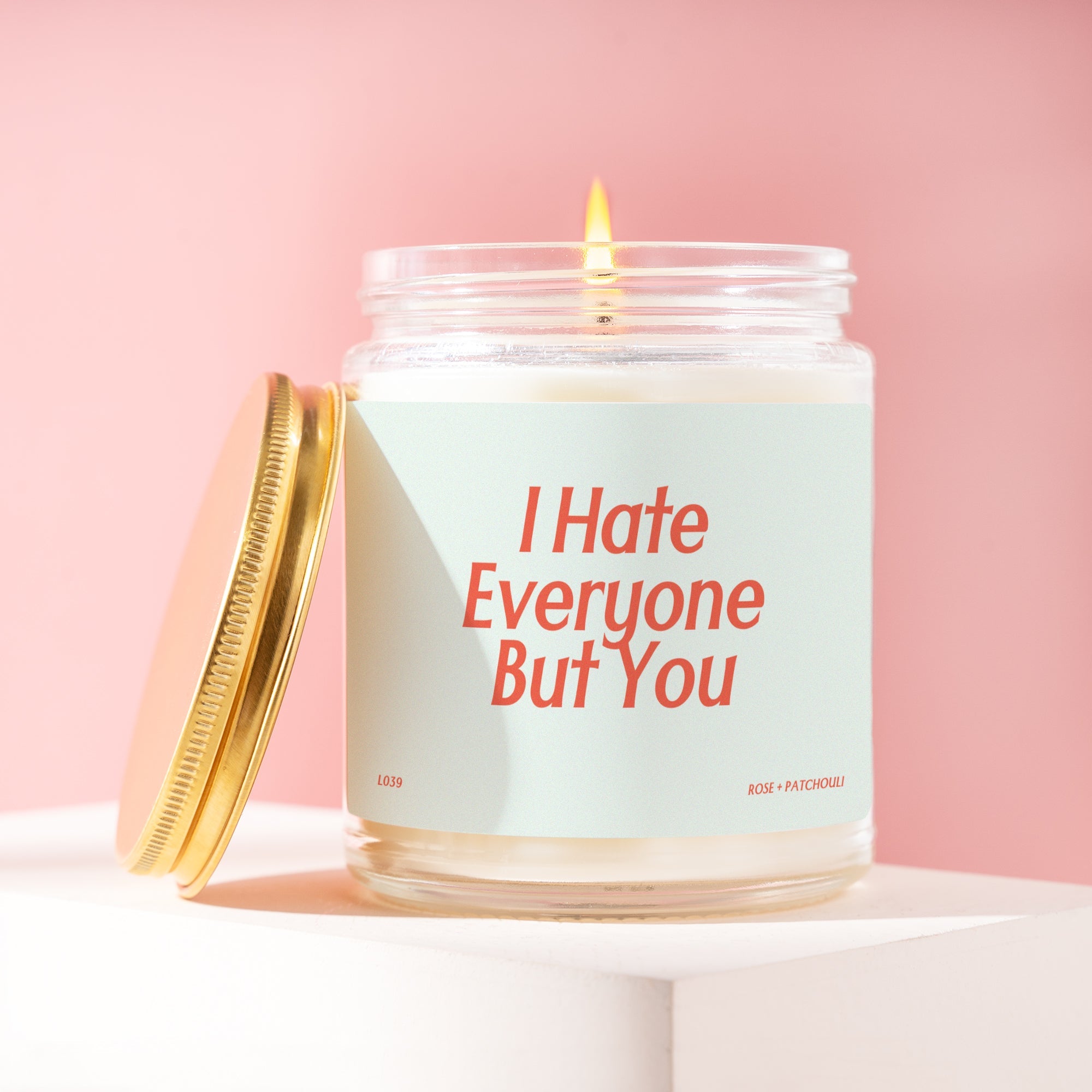 XN I Hate Everyone But You Candle for Her Best Friend Birthday Best Friend Gifts Gifts for Her Besties Gift Best Friends Forever L039