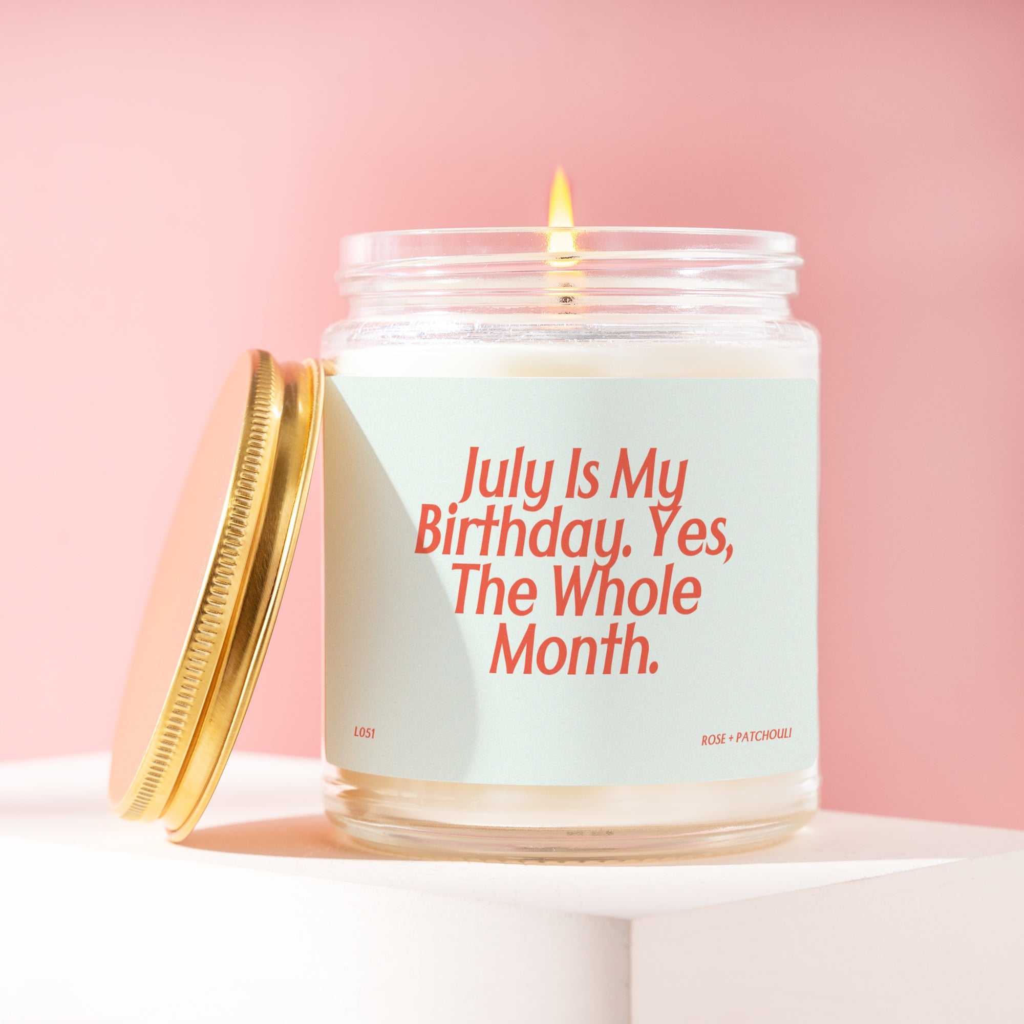 XN July Birthday Candle Gift for Best Friend Birthday Party Gift Funny Candle Gift for 21st Birthday 30th Birthday Gift for Sister L051