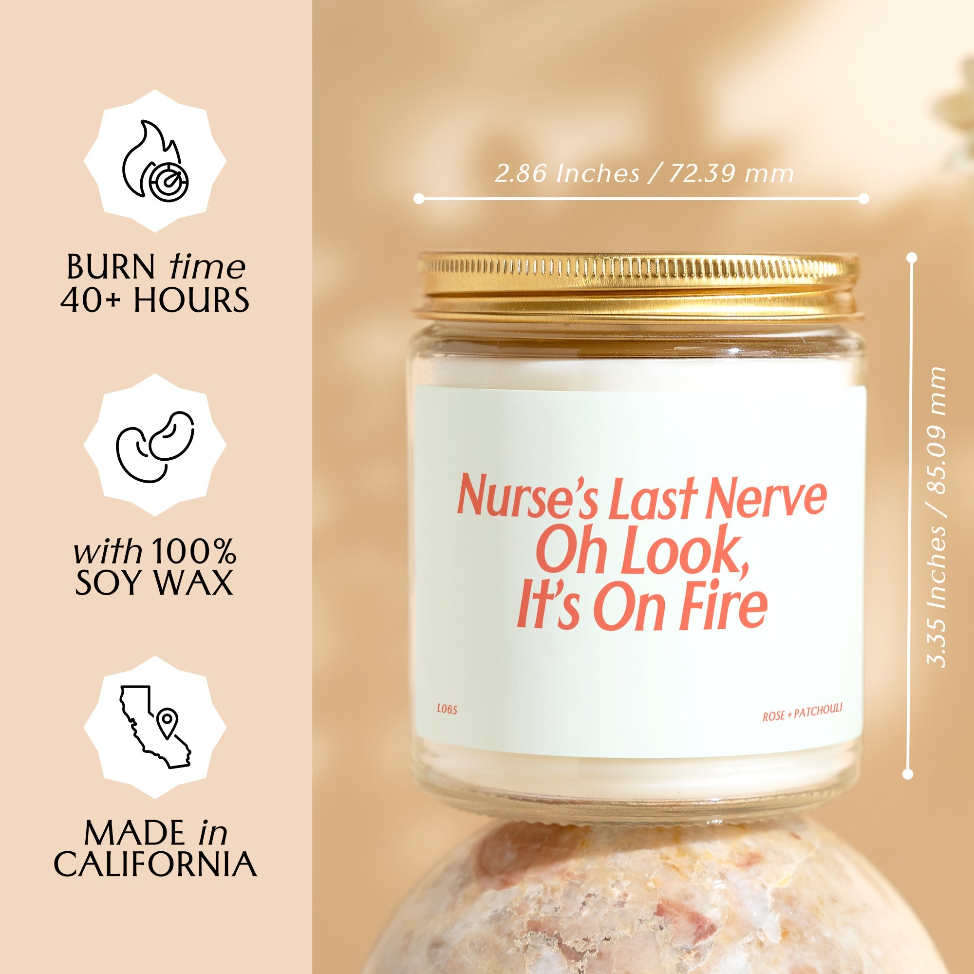 XN Nurse Gift Nursing Student Funny Candle Funny Gifts Graduation Gift Unique Gift L065