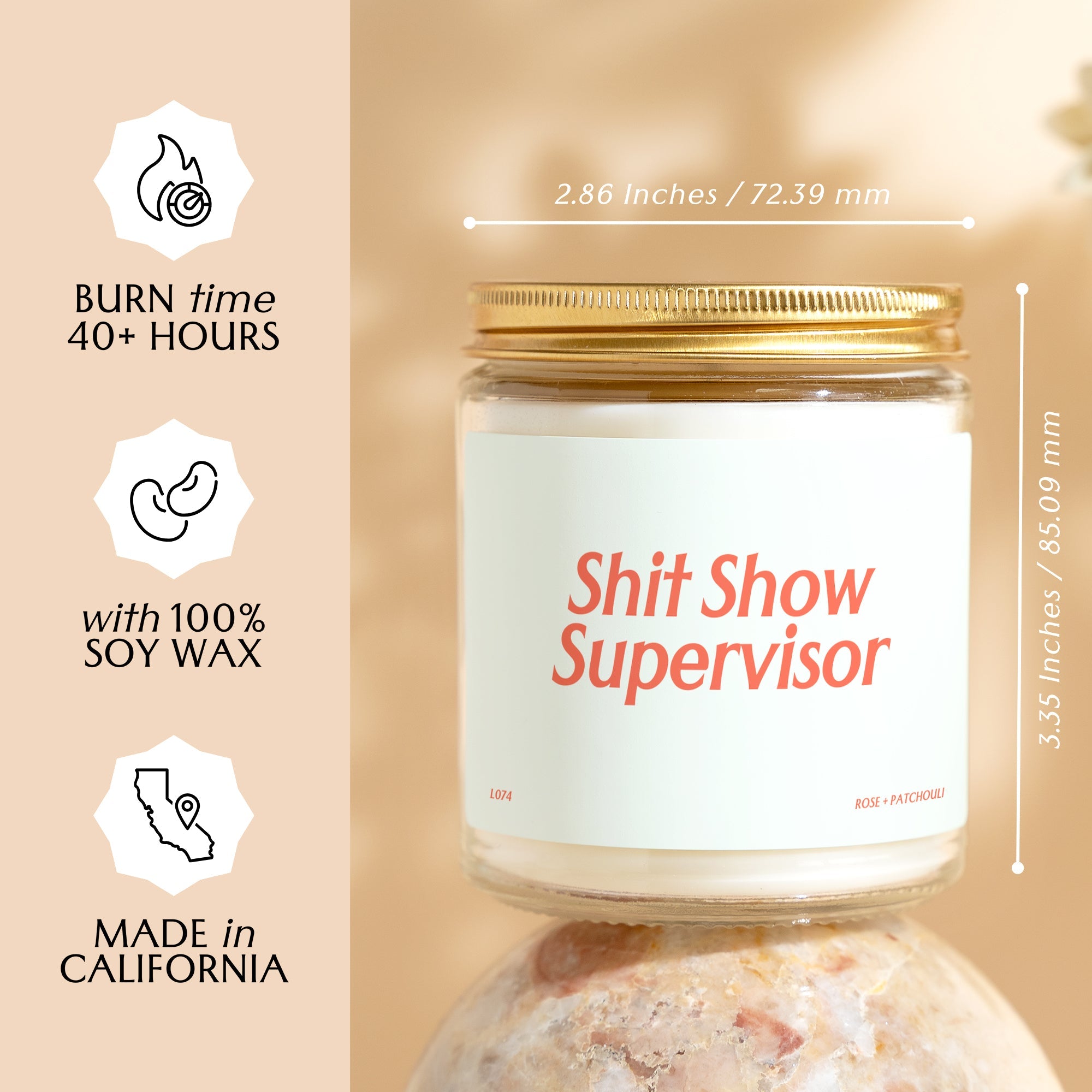 XN Shit Show Supervisor Candle Shit Show Supervisor Gift Personalized Shit Show Supervisor Candle For Shit Show Supervisor Gift L074