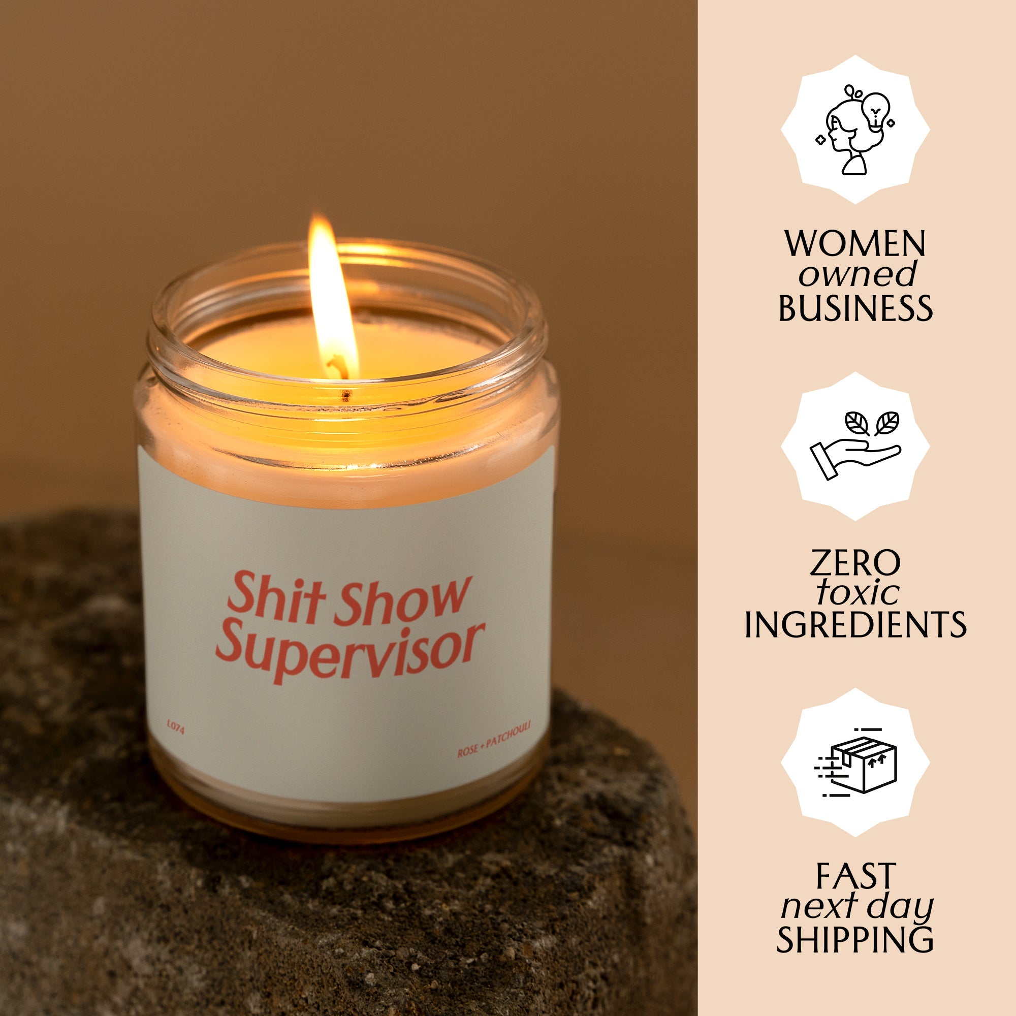 XN Shit Show Supervisor Candle Shit Show Supervisor Gift Personalized Shit Show Supervisor Candle For Shit Show Supervisor Gift L074