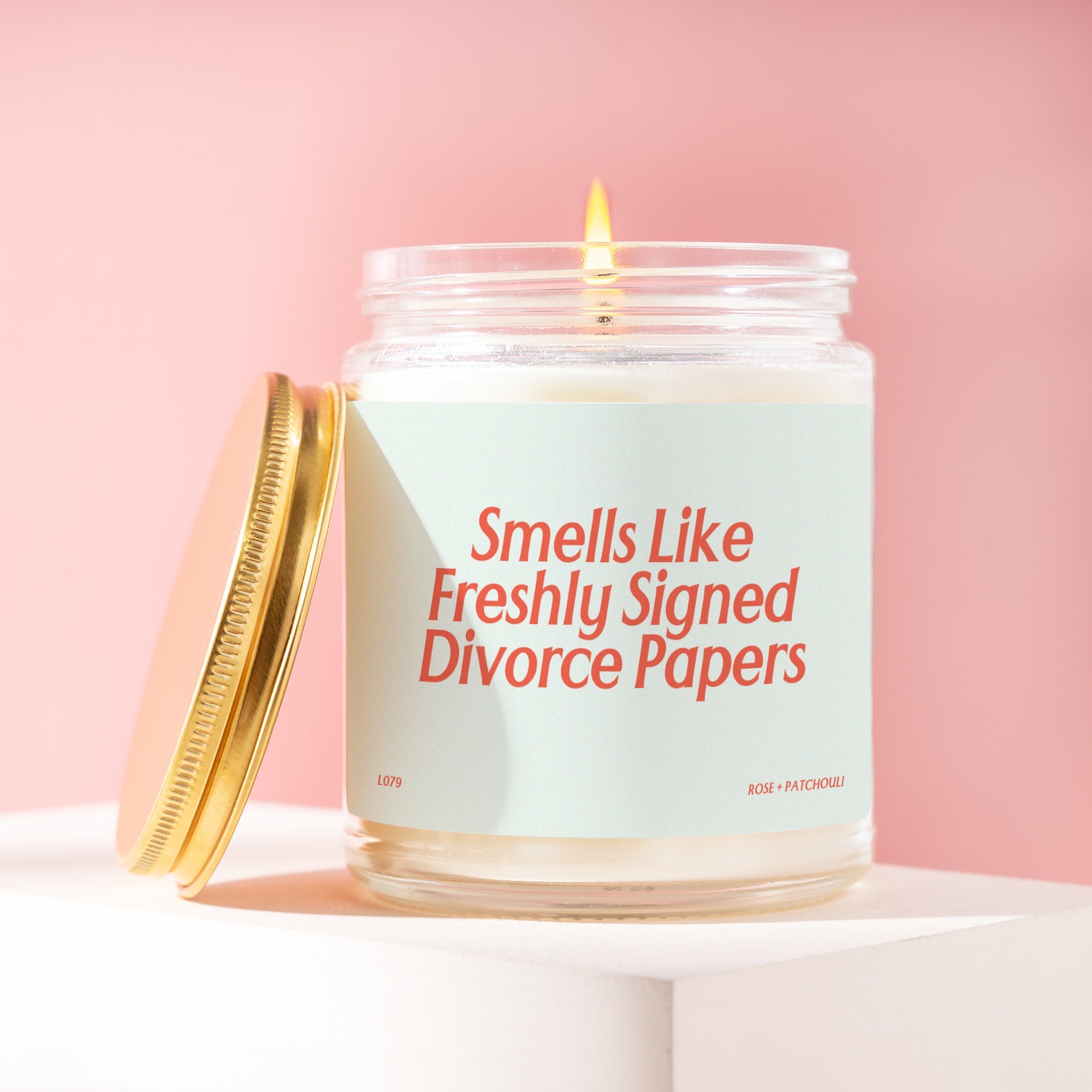 XN Personalized Divorcee Gift Freshly Signed Divorce Papers Funny Divorcee Gift For Her Funny Candle Best Friend Break Up Gift L079