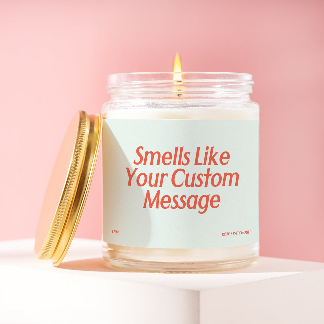 Smells Like Personalized Gift Message Candle Funny Candle Gift Custom Candle Gift Custom Gift Message Your Text Candle L104