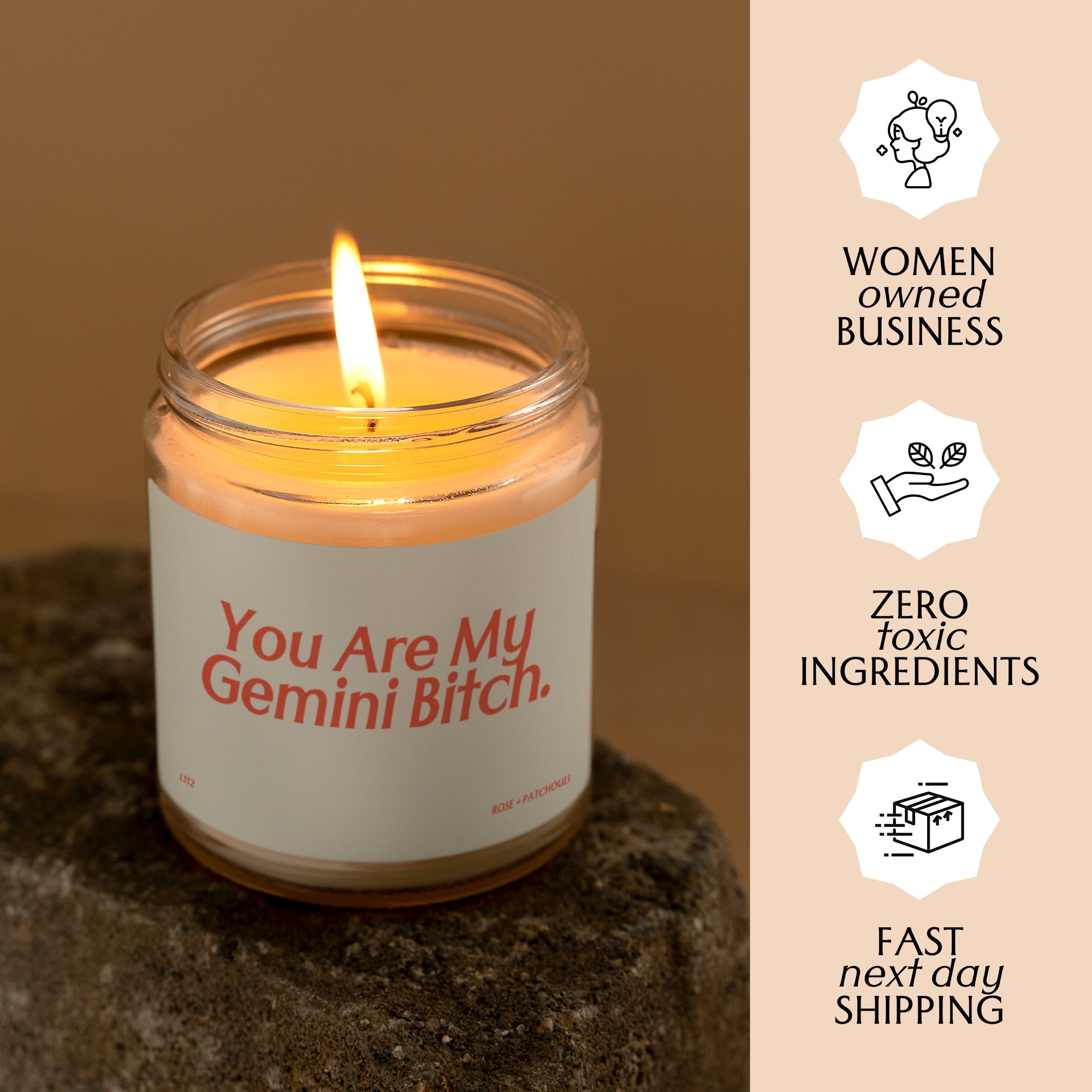 XN Gemini Bitch Birthday Candle Funny Gemini Birthday Gift Gemini Star Sign Gemini Astrology Gift 21st Birthday 30th Birthday L112