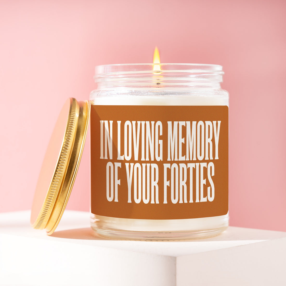 Funny 50th Birthday Candle, In Loving Memory of Your Forties, 50th Birthday Gift for Women, Gift for Best Friend Turning 50, Fifty Gift R368